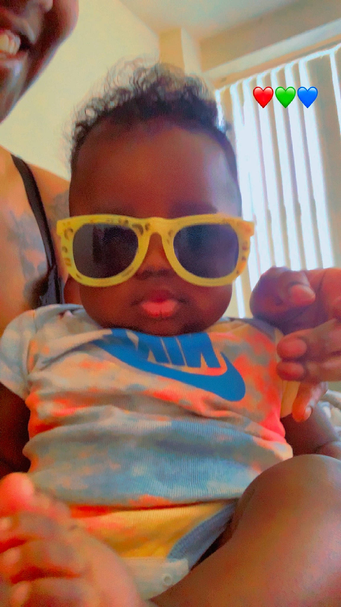 Legend joined the competition — help win amazing prizes! black_hair, chin, cool, eye, eye_glass_accessory, eyewear, facial_expression, finger, fun, glasses, goggles, happy, lip, mouth, orange, person, personal_protective_equipment, skin, summer, sunglasses