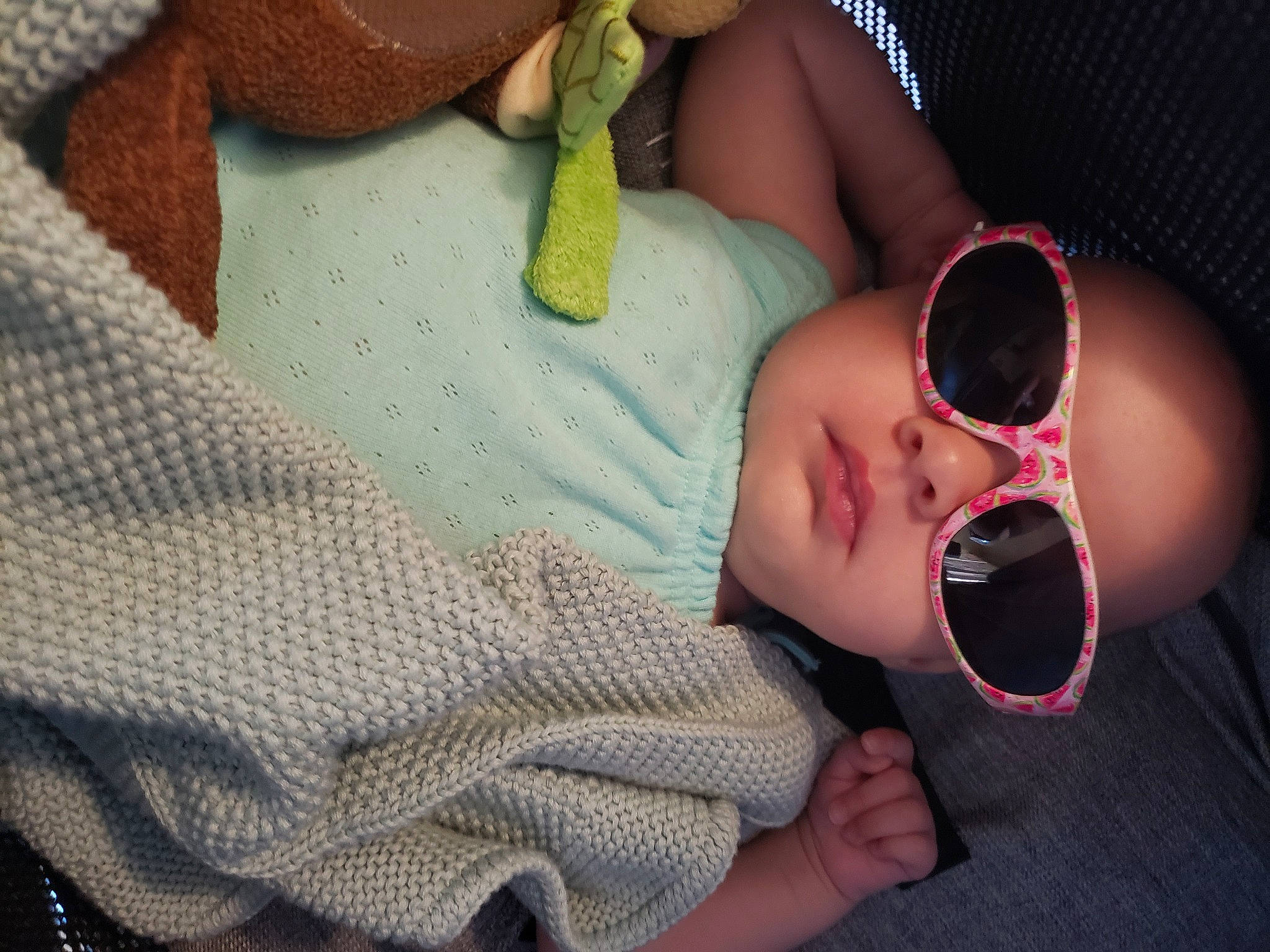Veronica joined the competition — help win amazing prizes! audio_equipment, baby, baby_toddler_clothing, carmine, child, comfort, eyewear, goggles, happy, head, human_body, mouth, nail, nose, pattern, person, skin, sunglasses, toddler, tree