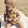 Aero is registered to the contest to win money with this photo: arm, baby, beach, child, cute, floral_clothing, hand, head, infant, legs, outdoor, pacifier, play, sand, sitting, skin, summer, sunlight, sunny, towel