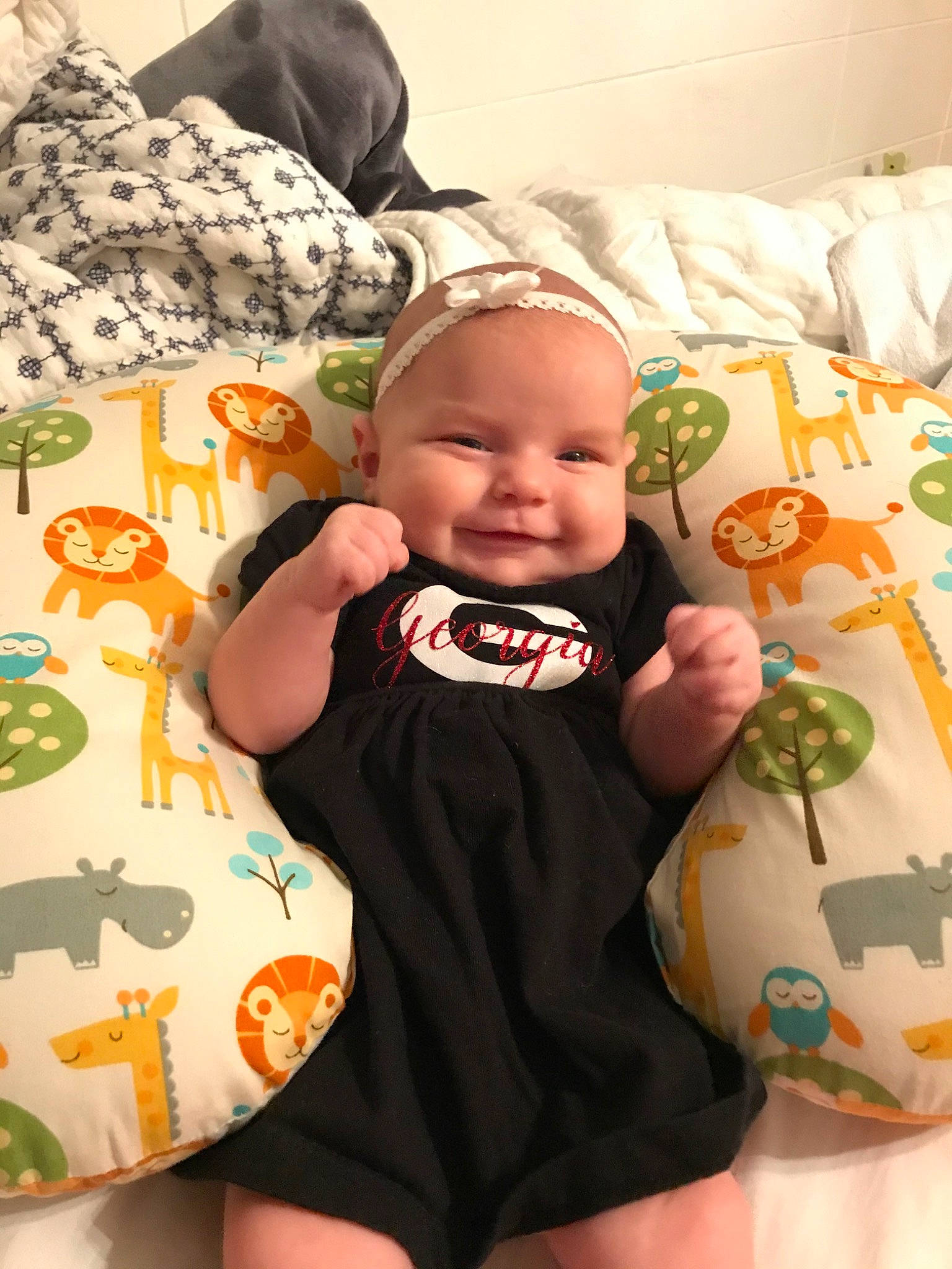 Emilia Jade joined the competition — help win amazing prizes! baby, baby_products, baby_toddler_clothing, cheek, child, person, product, toddler