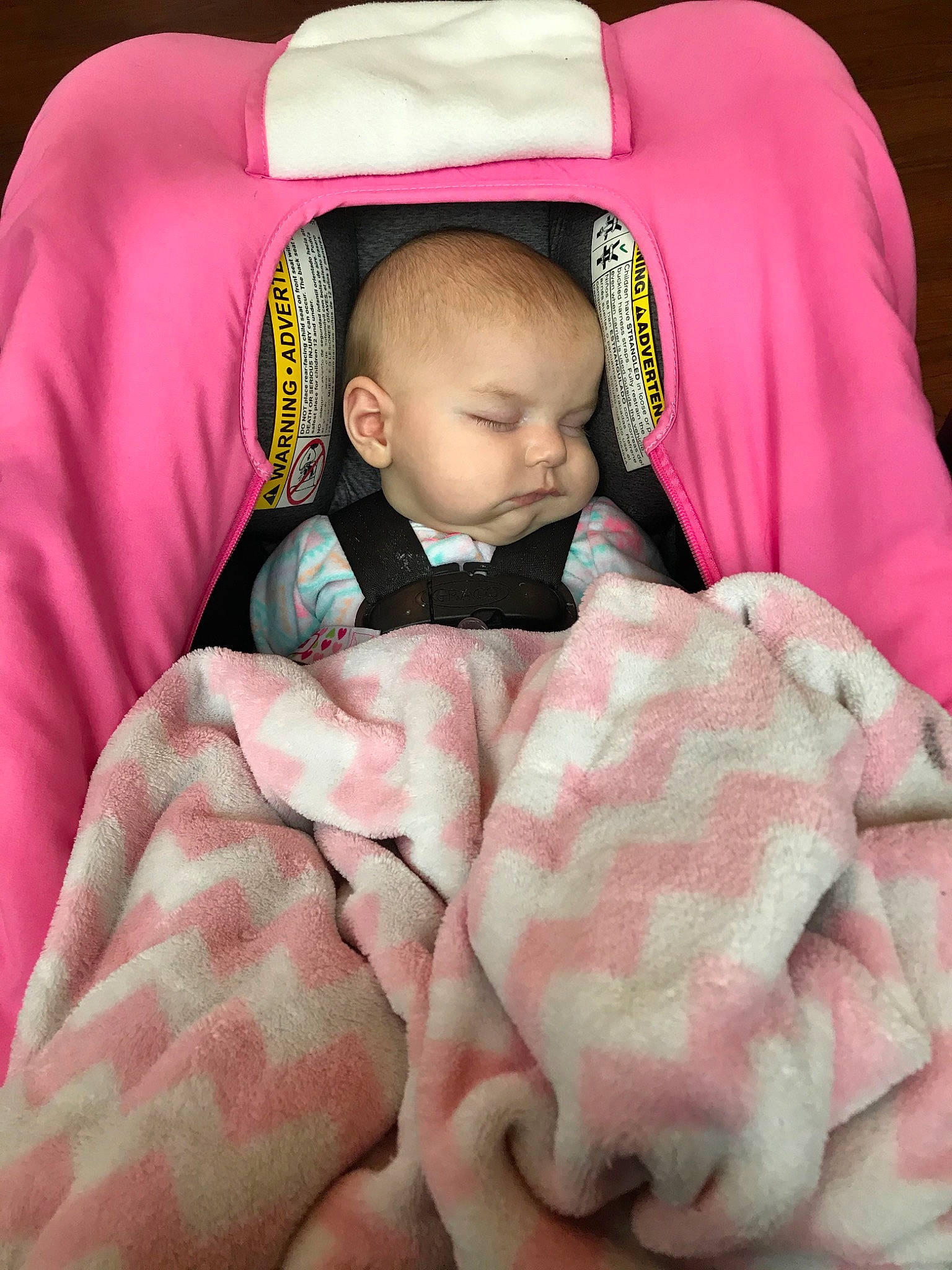 Emilia Jade joined the competition — help win amazing prizes! baby, bedtime, cheek, child, head, nap, person, pink, sleep, toddler