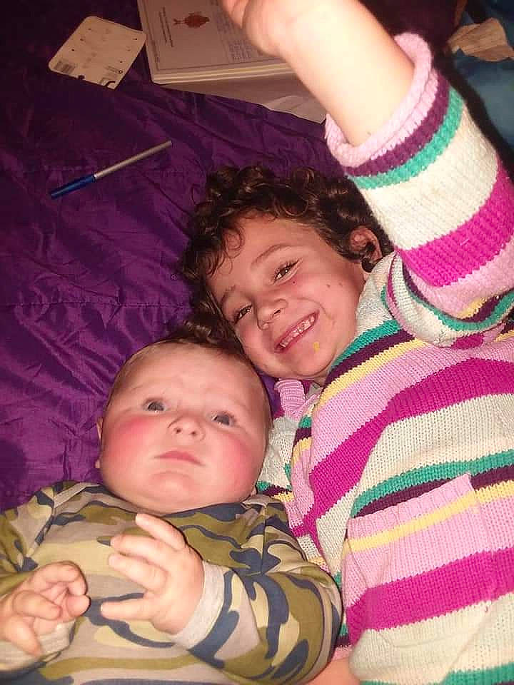 Bethany is registered to the contest to win money with this photo: baby, cheek, child, daughter, family, finger, fun, gesture, hand, joy, mother, people, person, sibling, skin, smile, thumb, toddler