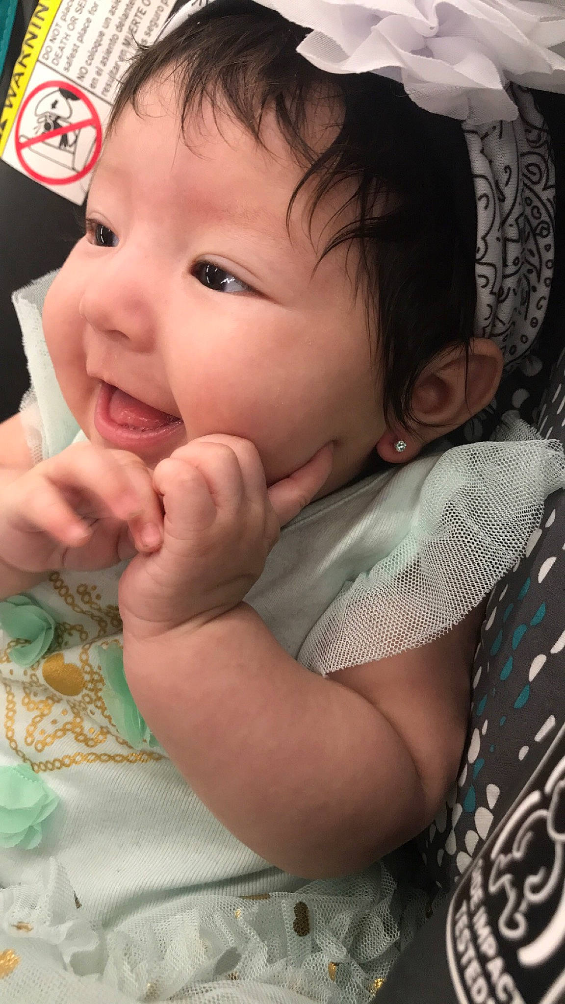 Megan joined the competition — help win amazing prizes! baby, beauty, cheek, child, chin, face, forehead, head, mouth, nose, person, skin, smile, toddler