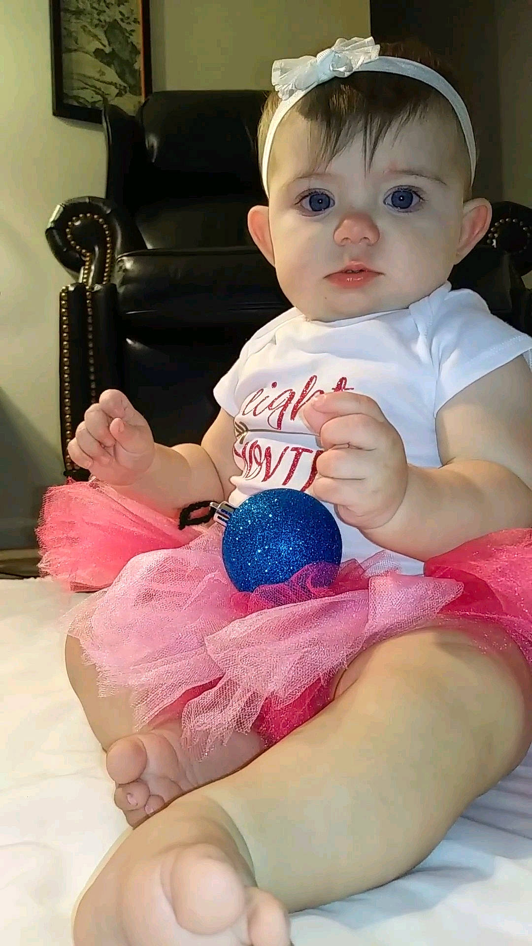 Aria joined the competition — help win amazing prizes! baby_products, cheek, child, fun, girl, hair_accessory, infant, iris, material, person, pink, product, skin, smile, textile, toddler, toy