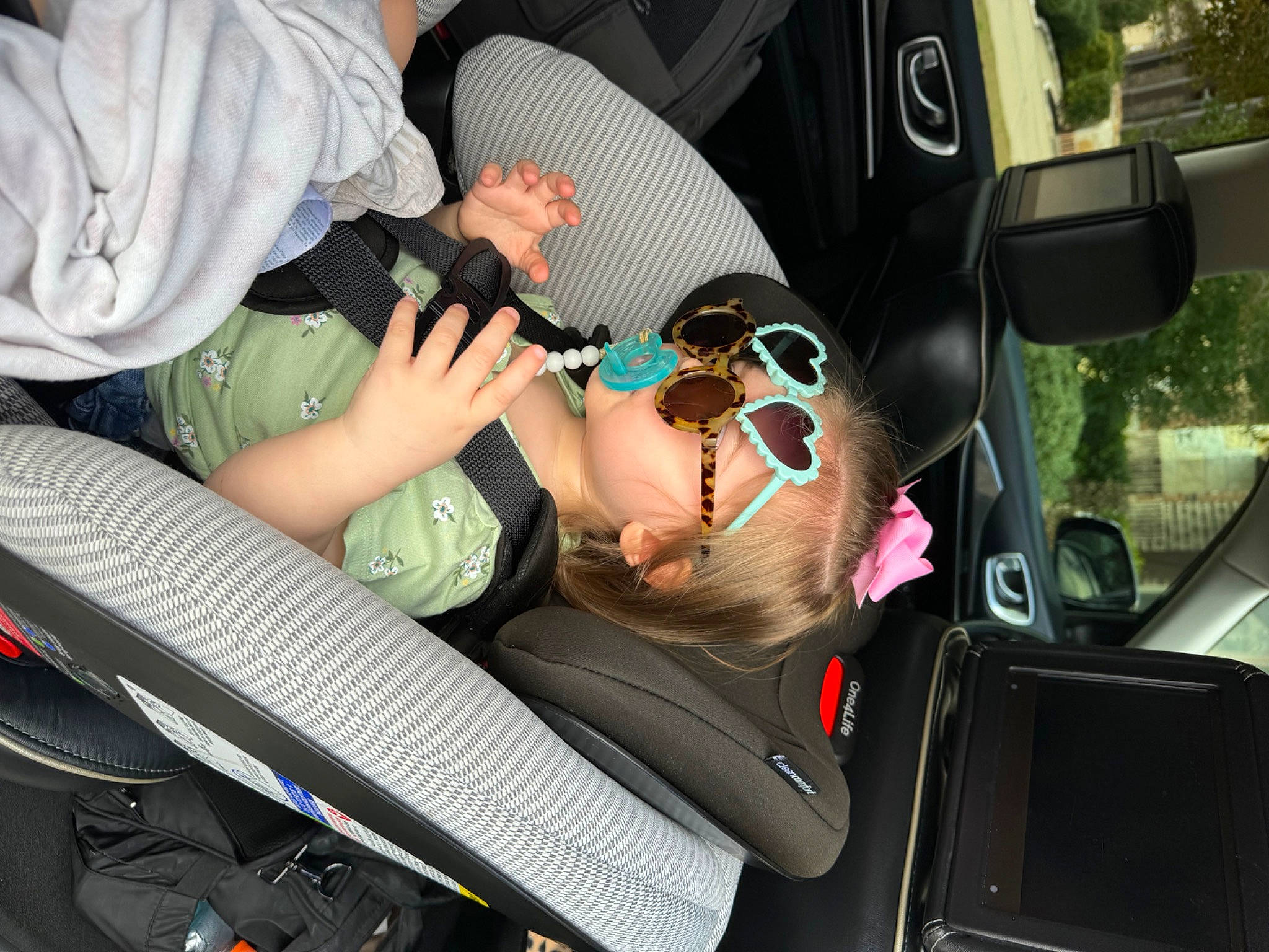Brooke is registered to the contest to win money with this photo: auto_part, automotive_design, automotive_exterior, automotive_mirror, car_seat, car_seat_cover, eyewear, family_car, goggles, hand, head_restraint, leg, luxury_vehicle, motor_vehicle, person, seat_belt, steering_part, sunglasses, thigh, vehicle
