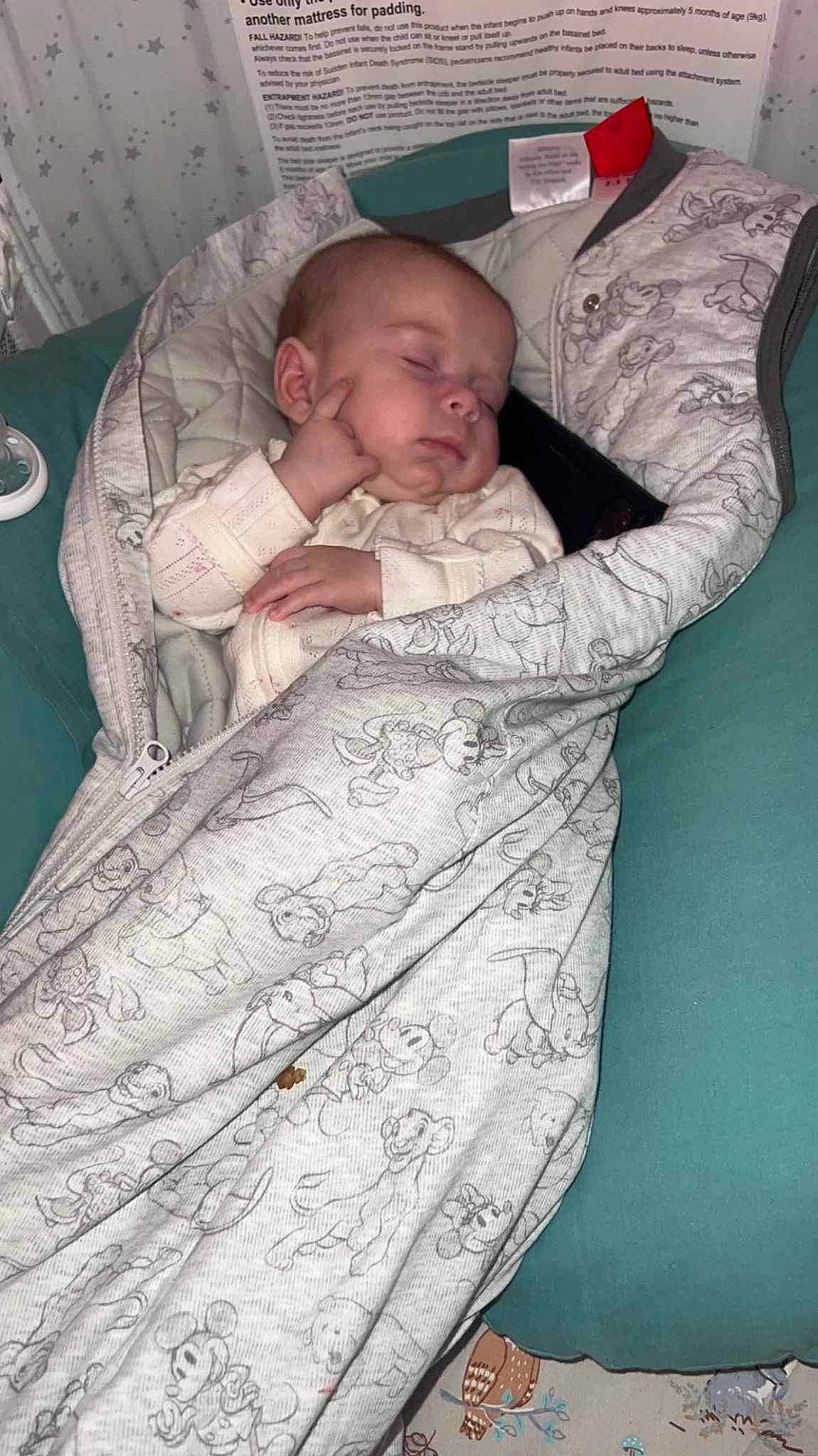 Mylah joined the competition — help win amazing prizes! baby, baby_products, baby_safety, baby_sleeping, baby_toddler_clothing, bed, bedding, bedtime, child, comfort, cradle, human_body, infant_bed, linens, pattern, person, room, skin, sleeve, textile