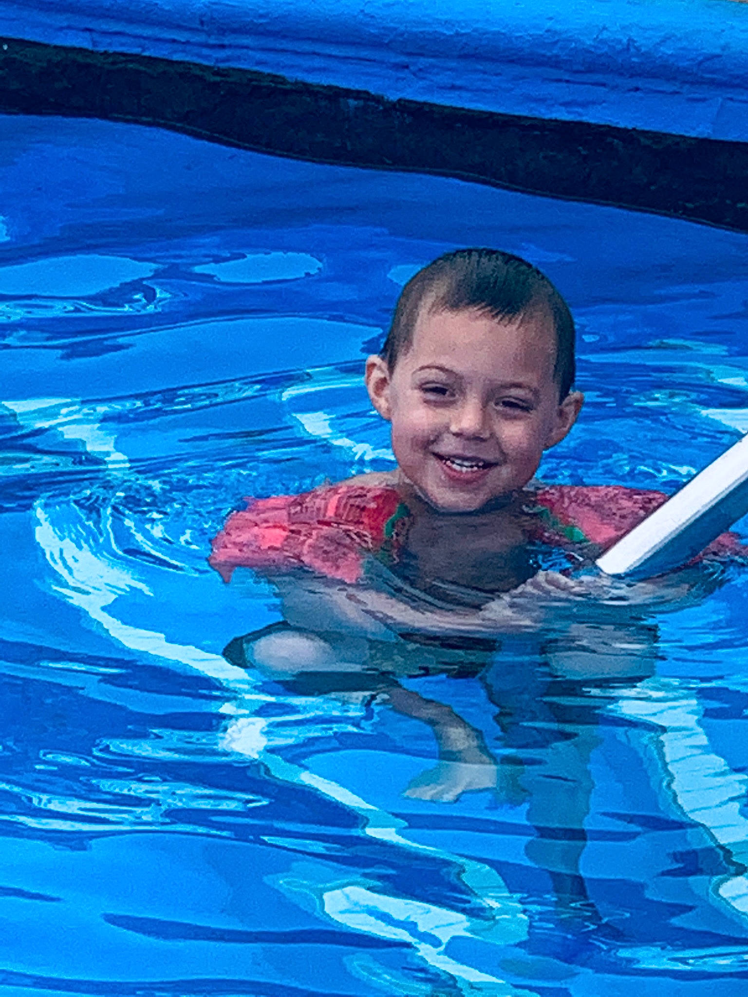 Kayden joined the competition — help win amazing prizes! aqua, azure, blue, electric_blue, fluid, fun, happy, joy, leisure, leisure_centre, liquid, outdoor_recreation, person, recreation, smile, sports, swimmer, swimming_pool, toddler, vertebrate