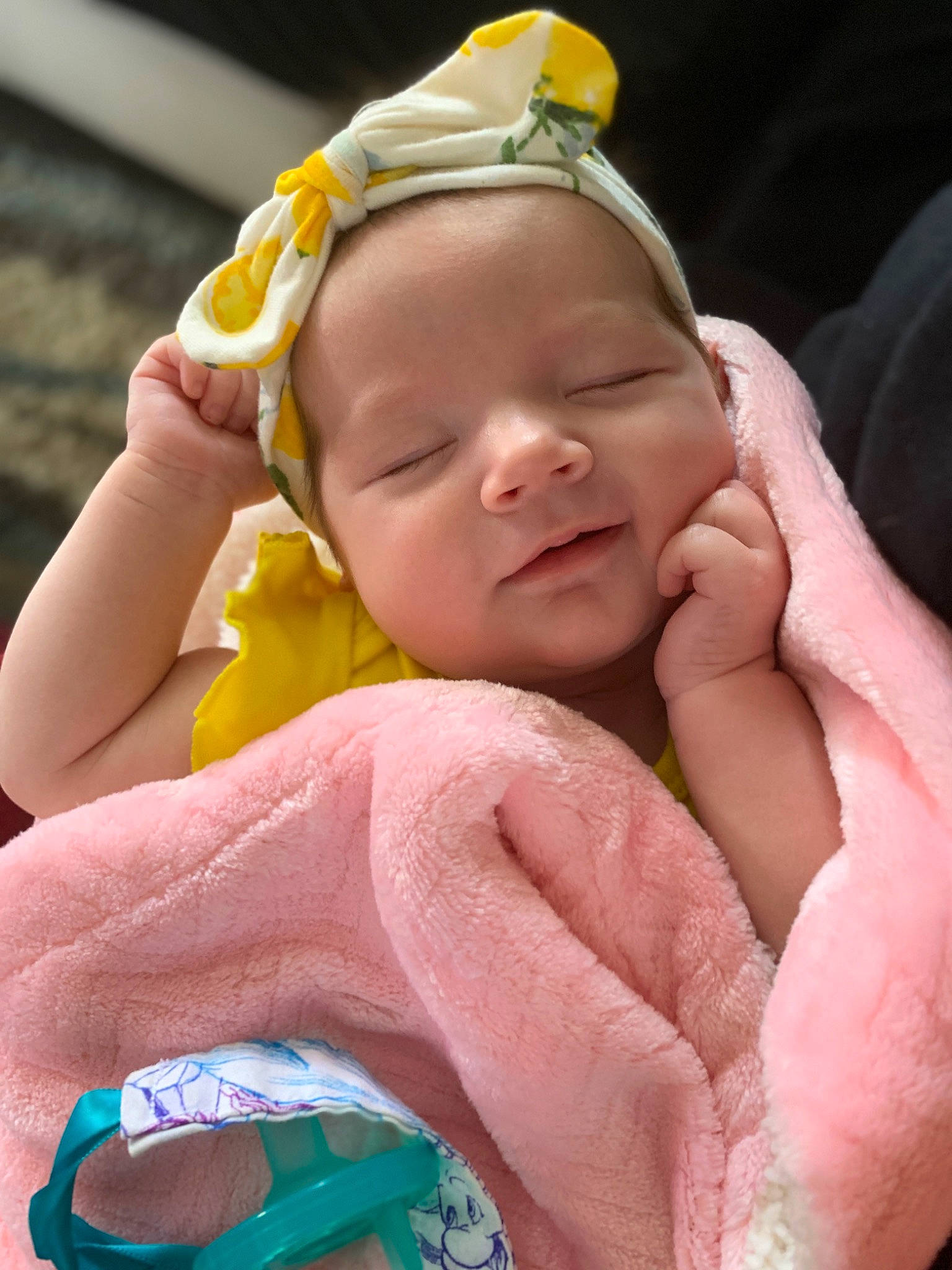 Brylee joined the competition — help win amazing prizes! baby, baby_products, baby_toddler_clothing, cheek, child, comfort, event, finger, fun, gesture, grass, green, happy, nose, people_in_nature, person, pink, skin, smile, thumb