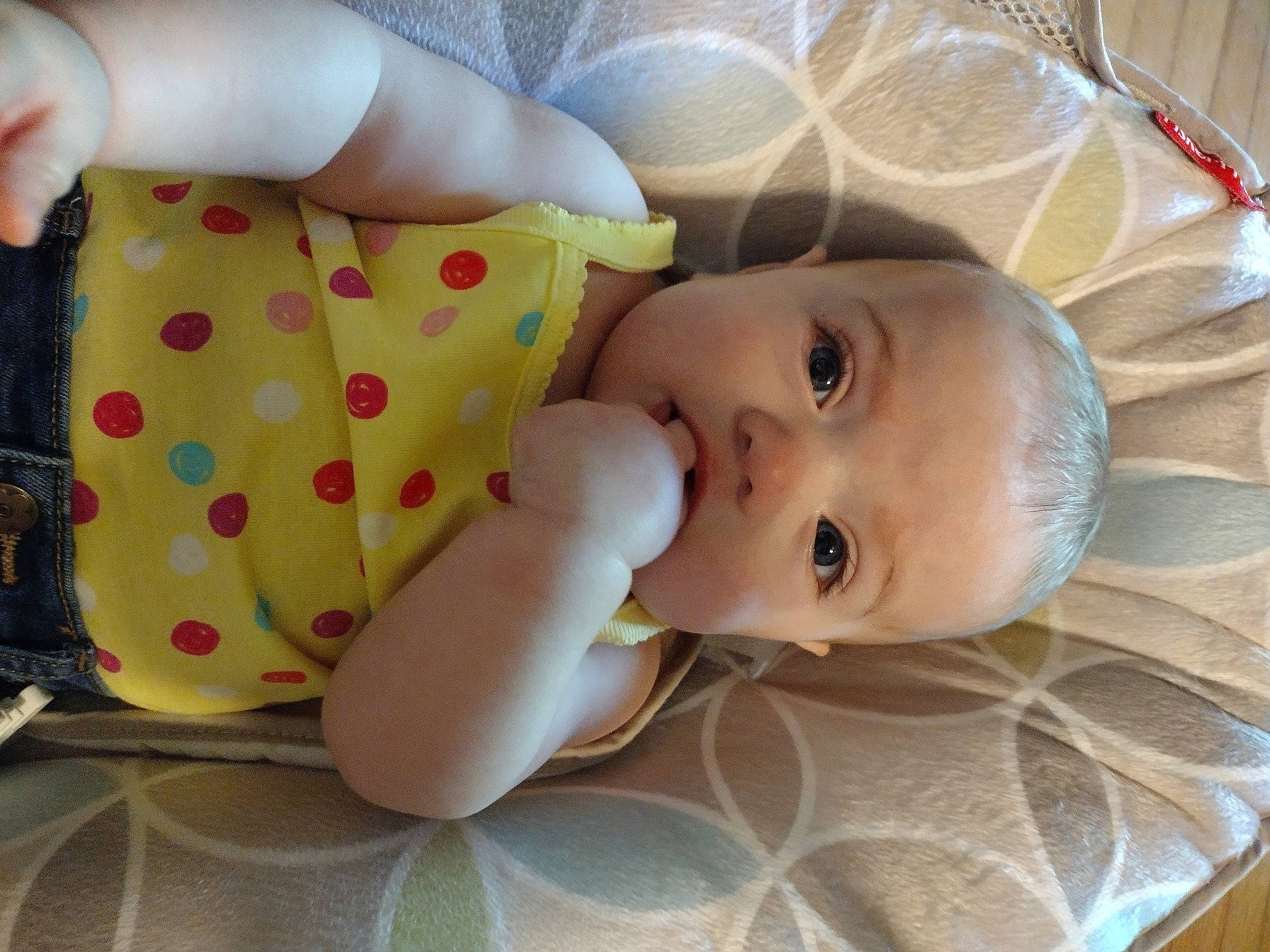 Braylin joined the competition — help win amazing prizes! arm, baby, baby_toddler_clothing, cheek, child, eye, facial_expression, finger, hand, head, iris, lip, mammal, nose, people, person, pink, product, skin, smile