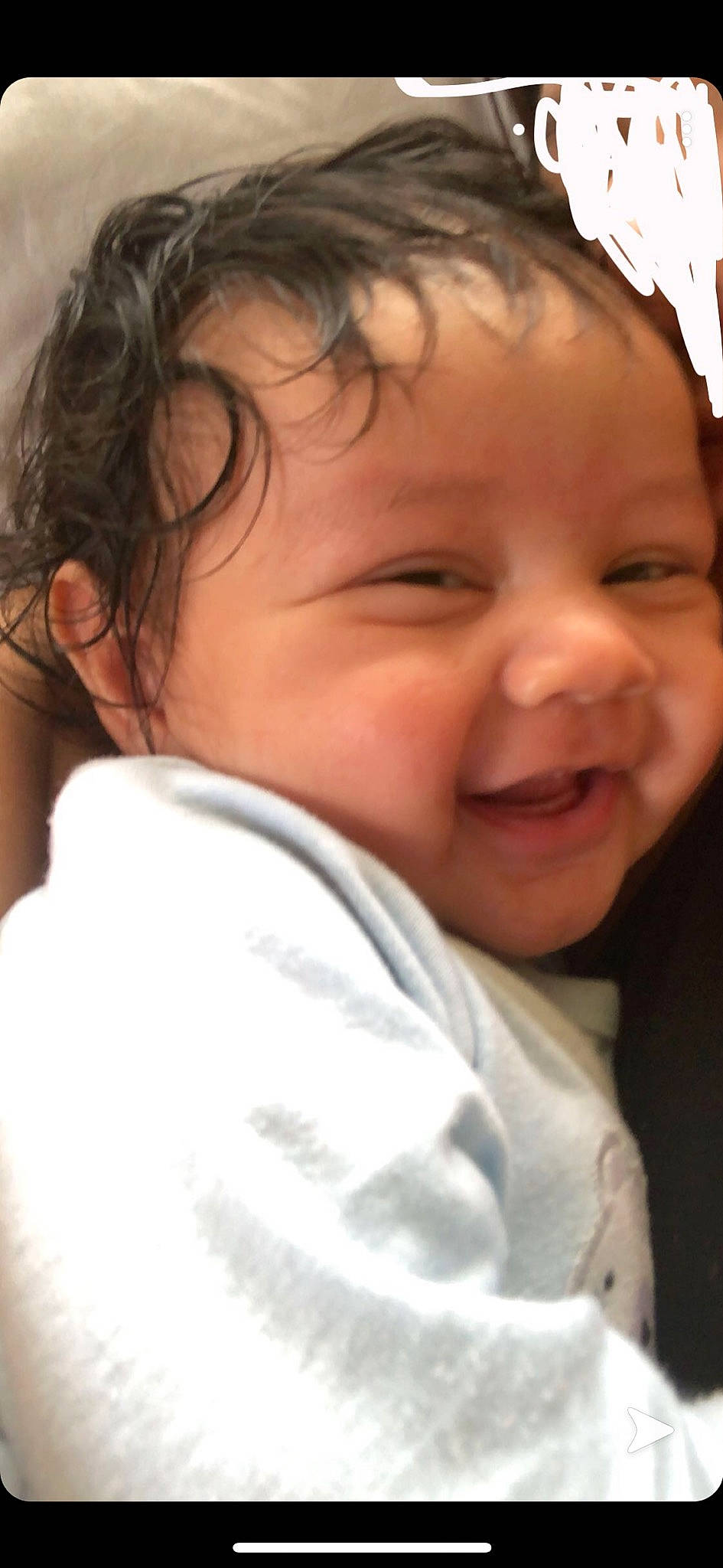 Arion joined the competition — help win amazing prizes! baby, beauty, cheek, child, chin, close_up, ear, eye, face, facial_expression, forehead, happy, head, laugh, lip, mouth, nose, person, skin, smile