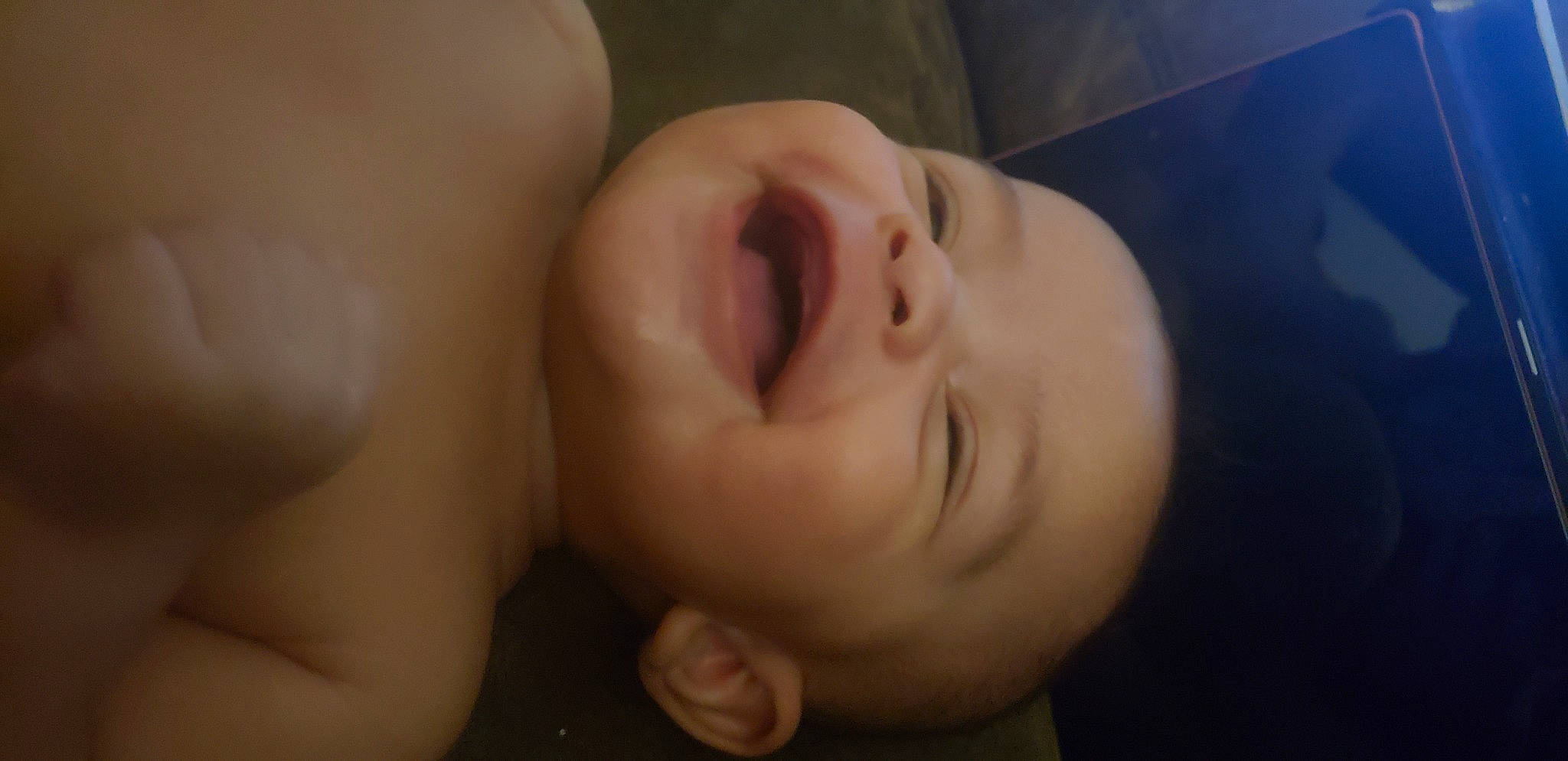 Keanu is registered to the contest to win money with this photo: baby, cheek, child, chin, close_up, eye, face, facial_expression, finger, flesh, forehead, hand, head, lip, mouth, muscle, neck, nose, person, skin