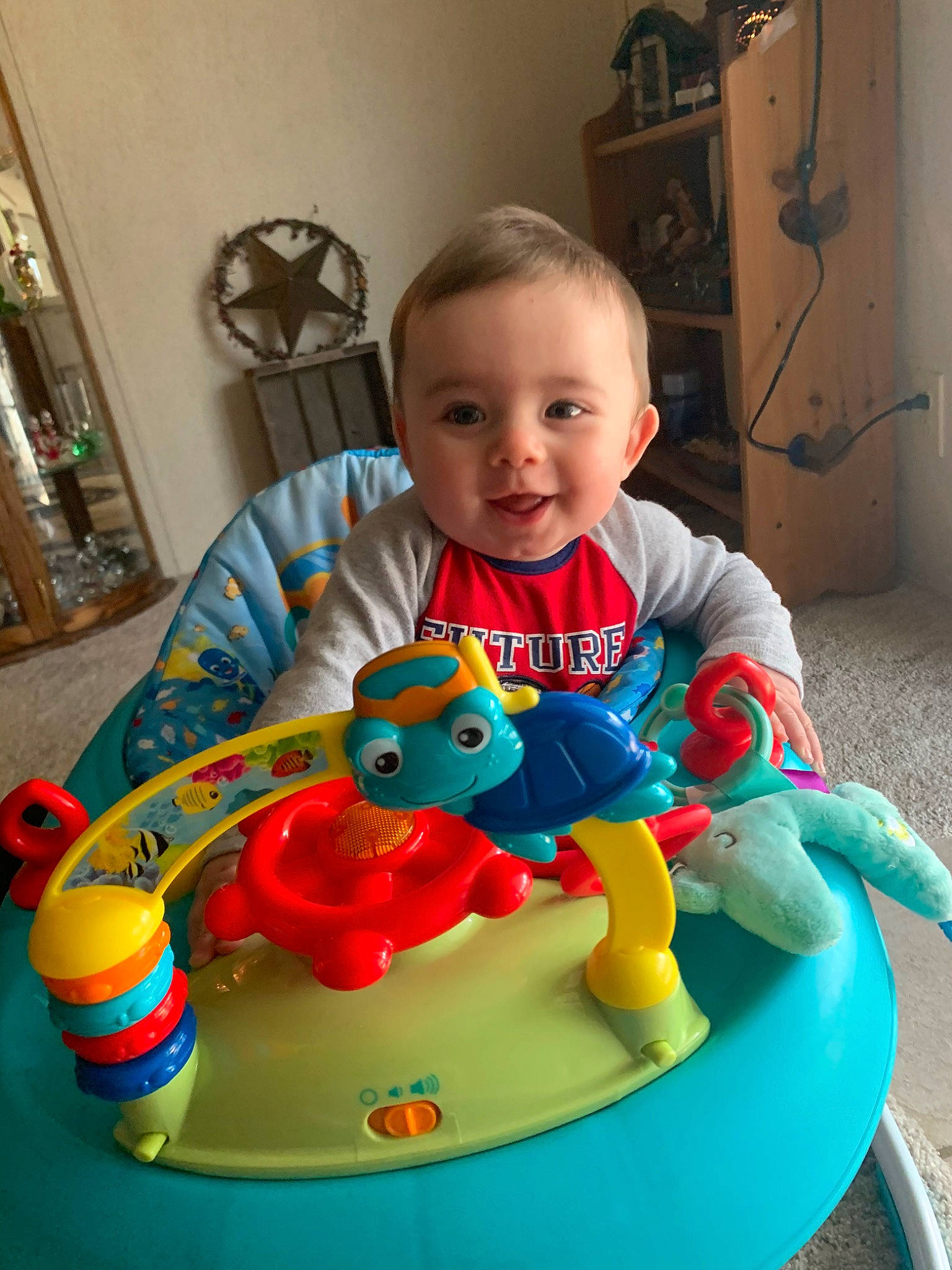 Kendell is registered to the contest to win money with this photo: baby, baby_playing_with_toys, baby_products, baby_toys, child, fun, person, play, product, sitting, toddler, toy
