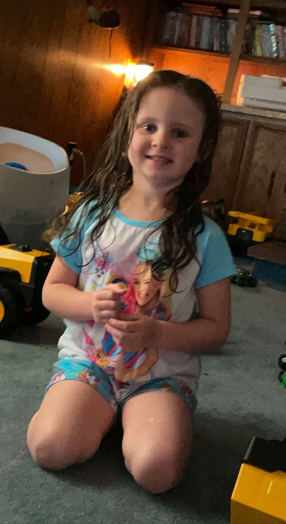 Daisy joined the competition — help win amazing prizes! face, facial_expression, fun, hair, hairstyle, happy, head, human_body, joy, knee, leg, mouth, person, shoulder, skin, smile, standing, thigh, tire, trunk