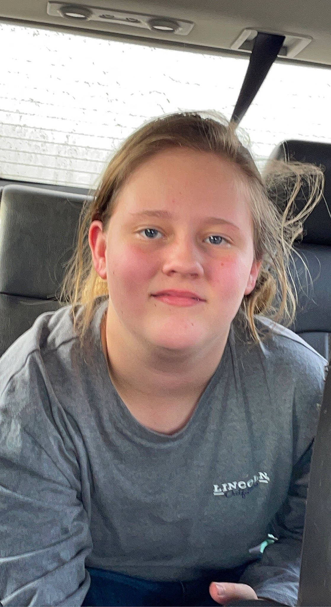 Dixie joined the competition — help win amazing prizes! cheek, chin, clothing, ear, eye, eyebrow, forehead, fun, hairstyle, happy, iris, jaw, joy, lip, long_hair, mouth, neck, nose, person, smile