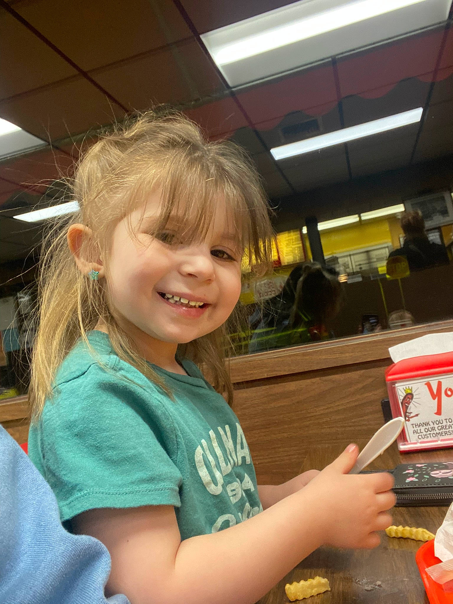 Nicole joined the competition — help win amazing prizes! box, chair, child, comfort_food, event, fun, happy, joy, junk_food, laugh, leisure, person, sitting, smile, t_shirt, toddler, vacation