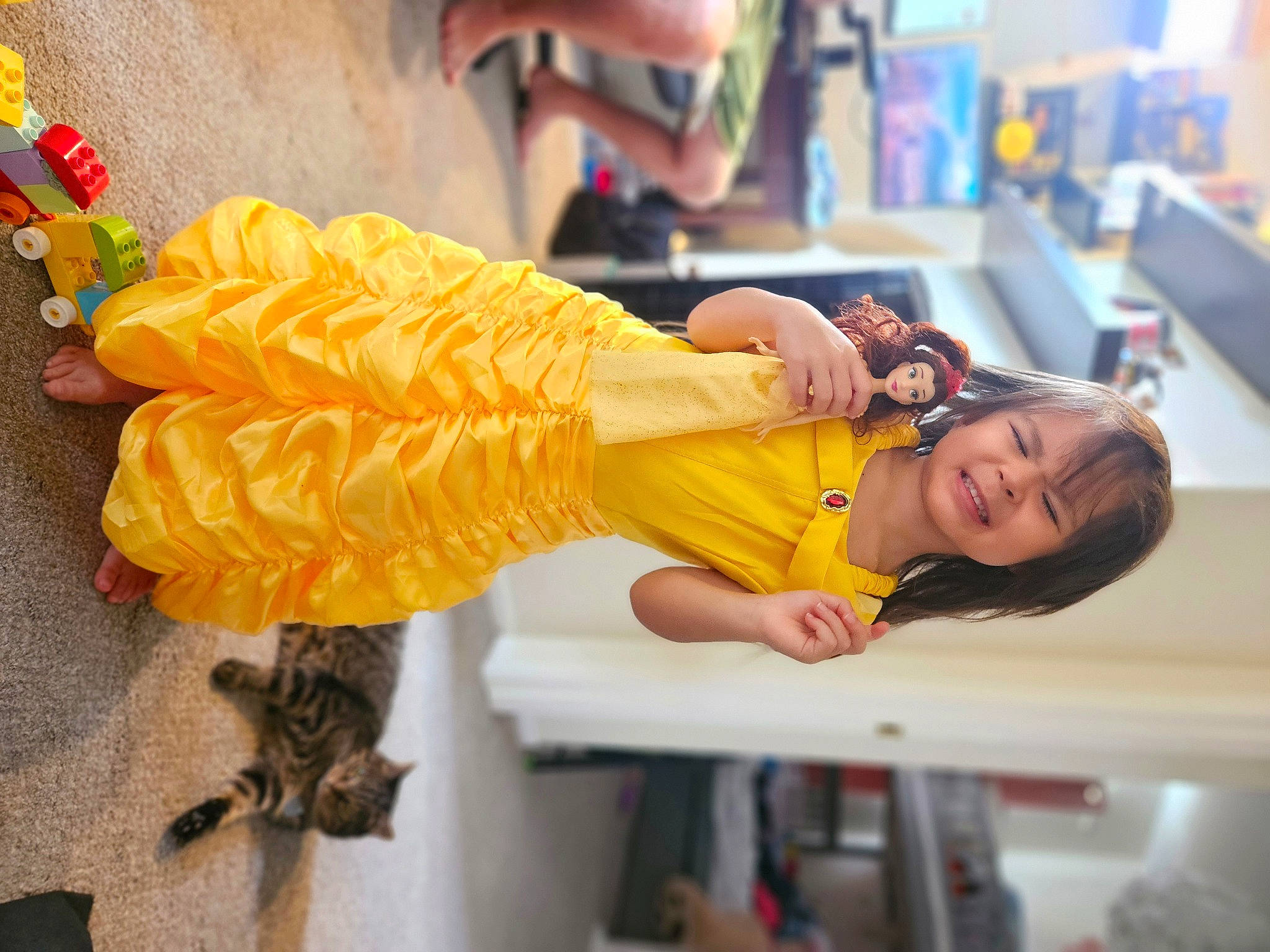 Olivia joined the competition — help win amazing prizes! arm, child, fashion_design, fun, human_leg, joy, leisure, orange, person, room, sandal, toddler, vacation, visual_arts