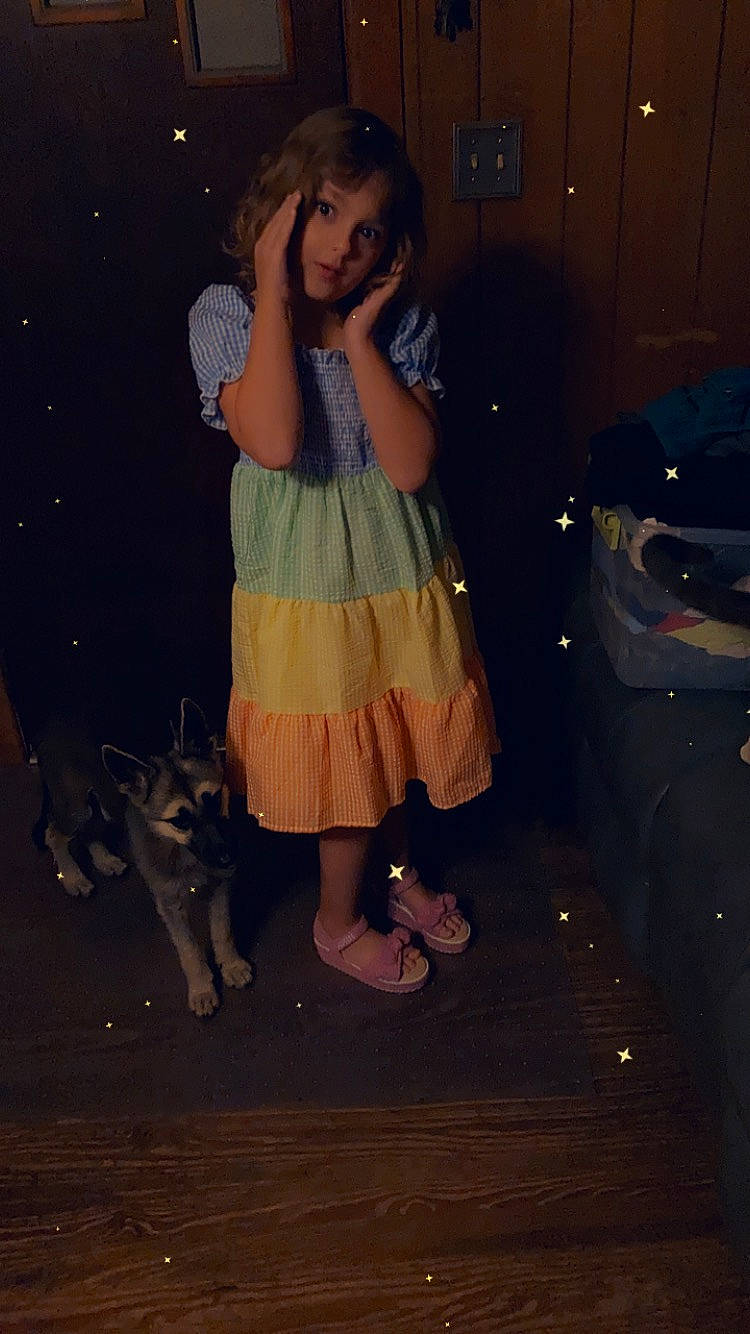 Eleanora joined the competition — help win amazing prizes! boot, entertainment, event, fashion_design, flooring, fun, fur, happy, human_leg, knee, leg, magenta, midnight, night, pattern, person, room, sandal, thigh, toddler