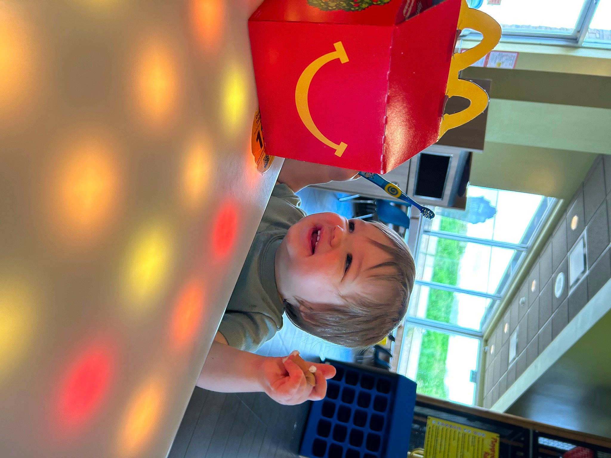 Elijah joined the competition — help win amazing prizes! child, event, eyewear, fun, happy, hat, joy, leisure, orange, party_supply, person, plant, room, smile, tree, window