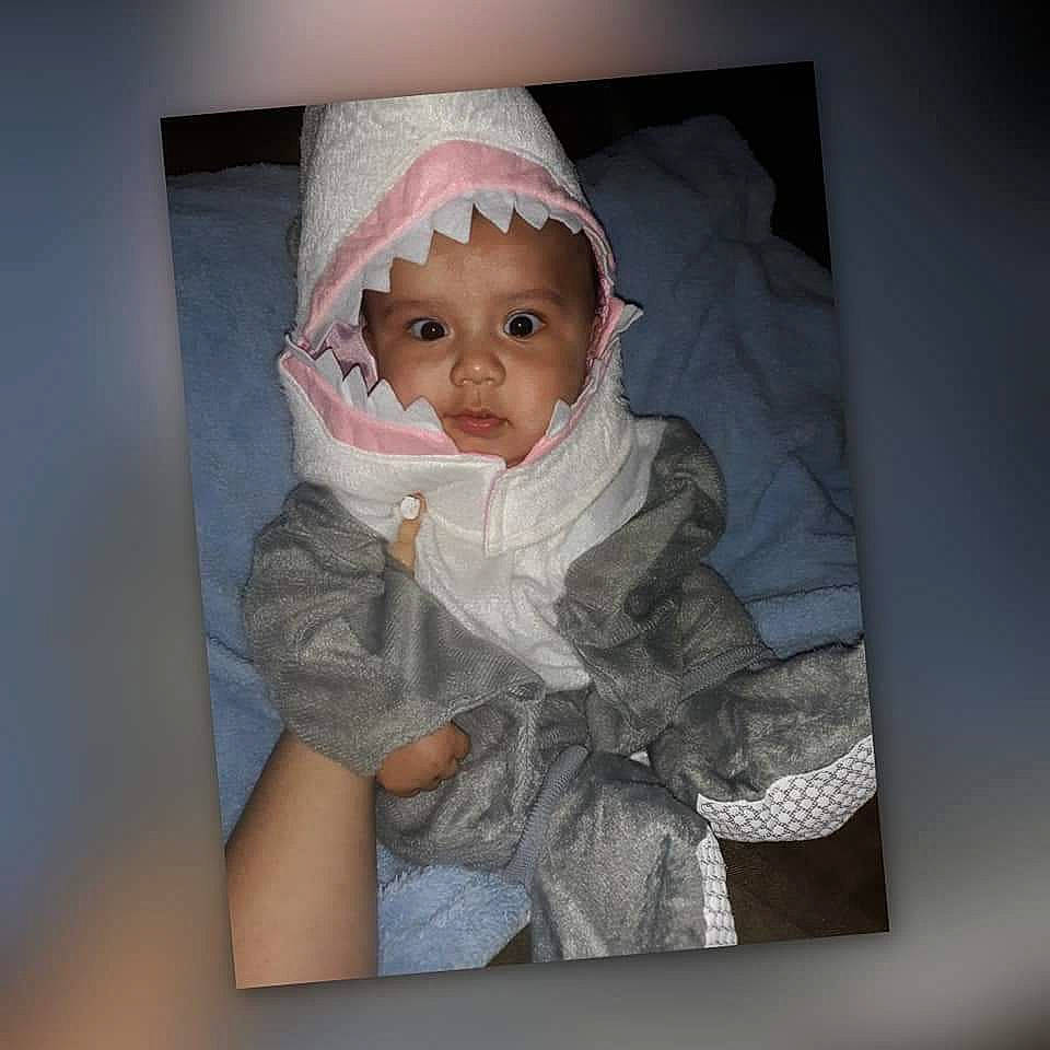 Bear is registered to the contest to win money with this photo: baby, cheek, child, head, headwear, person, smile, toddler