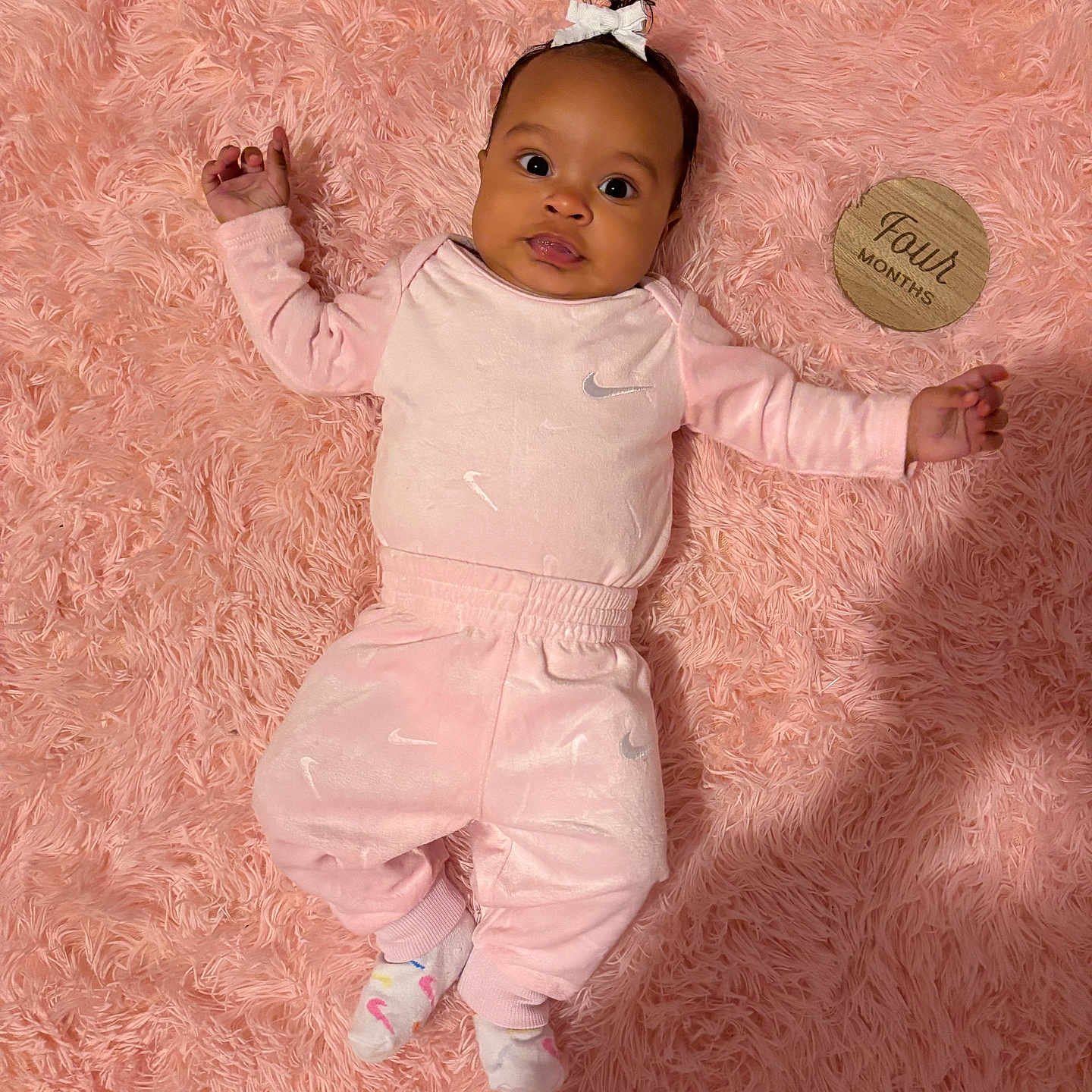 Mckenzie joined the competition — help win amazing prizes! baby, bodypart, clothing, doll, face, finger, hand, hat, head, hosiery, longsleeve, newborn, pants, person, photography, portrait, sleeve, sock, standing, toy