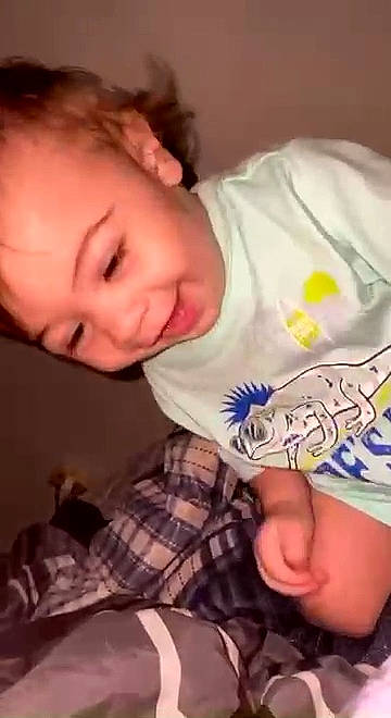 Oliver joined the competition — help win amazing prizes! arm, cheek, chest, child, comfort, elbow, finger, happy, mammal, mouth, neck, nose, organ, person, plaid, skin, sleeve, smile, t_shirt, tartan