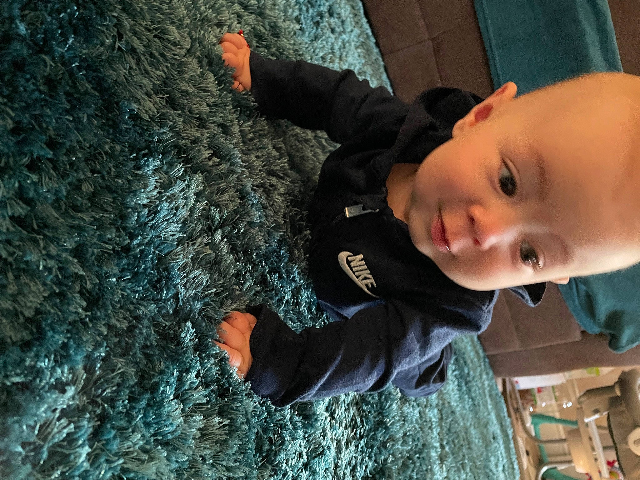 Dominic joined the competition — help win amazing prizes! baby, baby_toddler_clothing, child, cool, fun, grass, happy, jacket, leisure, mammal, nose, person, play, recreation, skin, smile, toddler, tree, vertebrate, winter