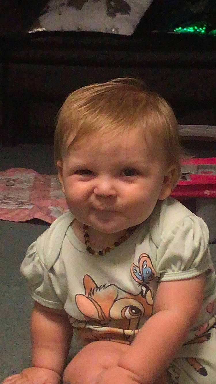 Bailee is registered to the contest to win money with this photo: baby_toddler_clothing, cheek, chin, dress, ear, eye, eyebrow, forehead, hair, head, human_body, iris, leg, lip, mouth, neck, nose, person, skin, sleeve