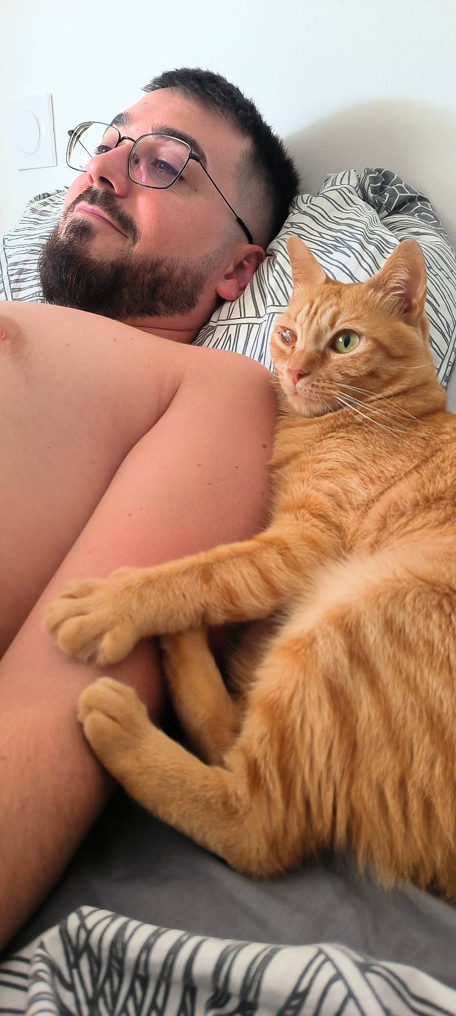 Kokillette participe au concours pour gagner de l'argent avec cette photo : beard, carnivore, cat, comfort, domestic_short_haired_cat, elbow, eyewear, fawn, felidae, fur, gesture, organ, photograph, skin, small_to_medium_sized_cats, snout, tail, vision_care, water, whiskers