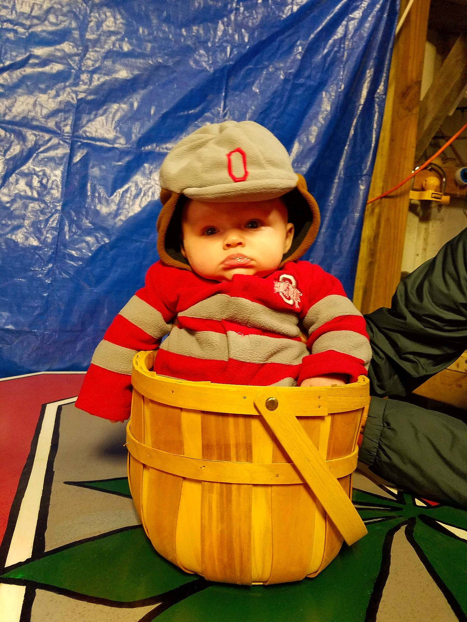 Cullen is registered to the contest to win money with this photo: child, headwear, person, toddler