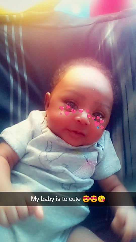 Ta'Hiry is registered to the contest to win money with this photo: baby, cheek, child, ear, face, head, lip, mouth, nose, person, photo_caption, skin, toddler