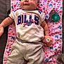 Maribel joined the competition — help win amazing prizes! baby, infant, blanket, pink, stars, butterflies, buffalo_bills, clothing, mittens, pacifier, toy, gray_pants, lying_down, face, head, person, cute, indoor, soft_toys, expression