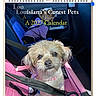 animal, calendar, car_seat, cute, dog, indoor, looking, mobile, pet, pink, promotion, screen, scruffy, seatbelt, sitting, straps, text_overlay, vehicle, webpage, website