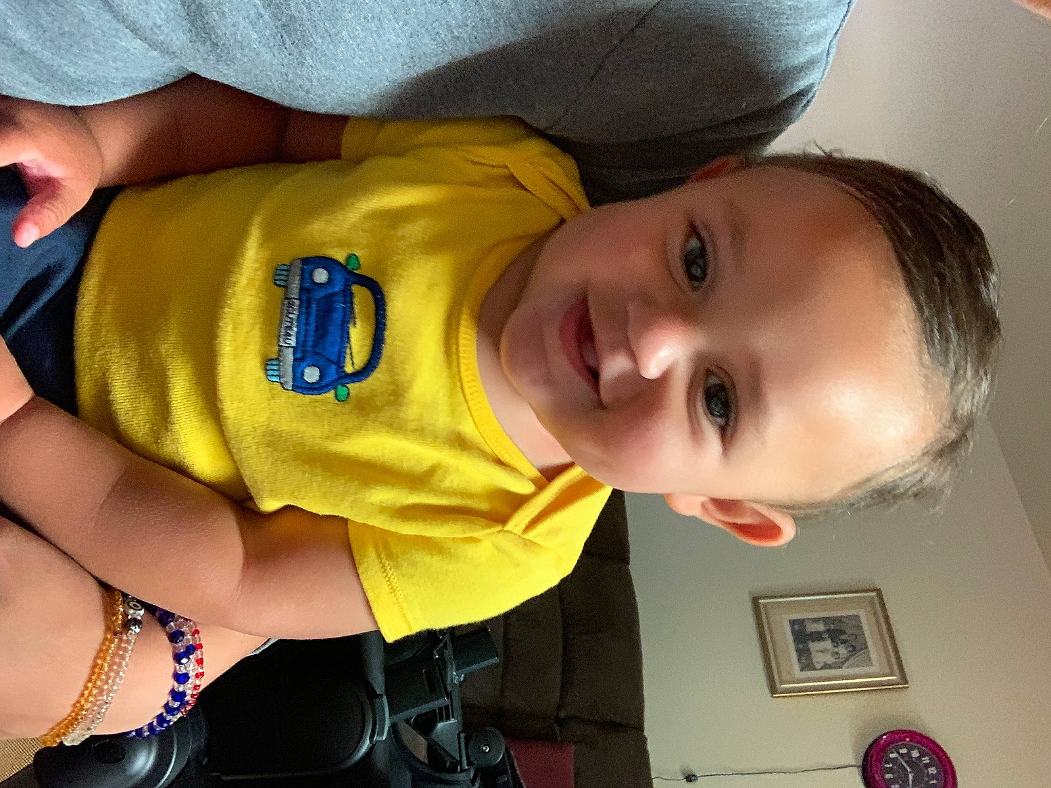 Lorenzo joined the competition — help win amazing prizes! child, ear, head, joy, mouth, neck, person, photography, selfie, smile, toddler, yellow