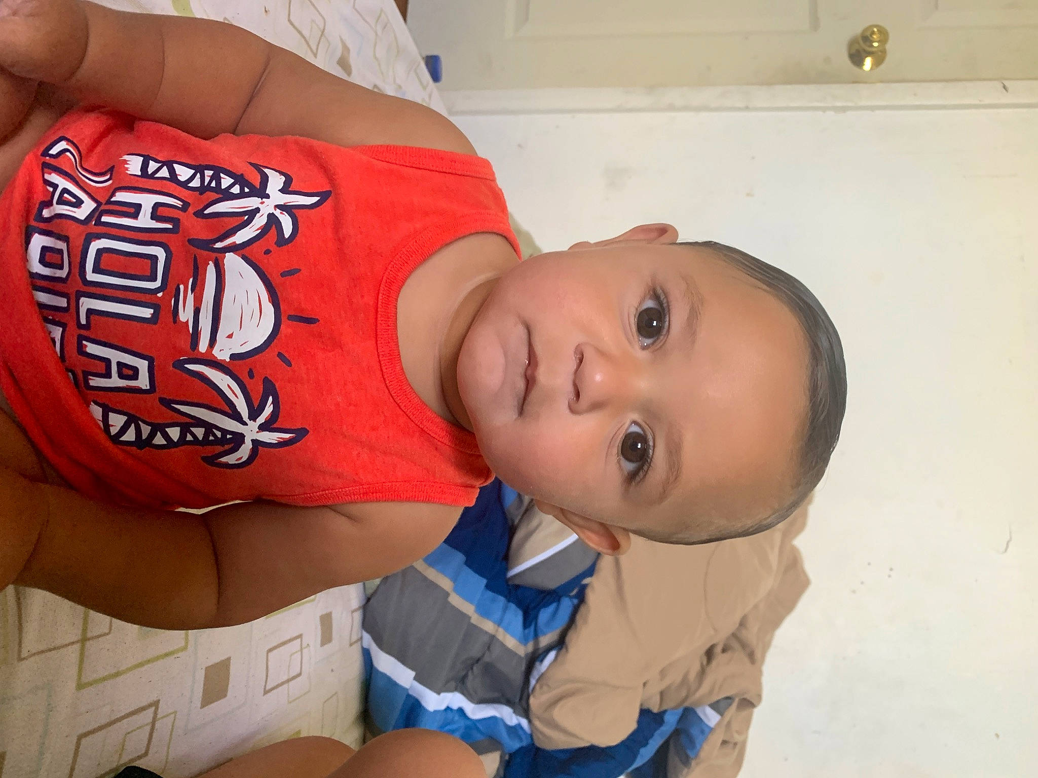 Lorenzo is registered to the contest to win money with this photo: arm, baby, cheek, child, neck, person, toddler