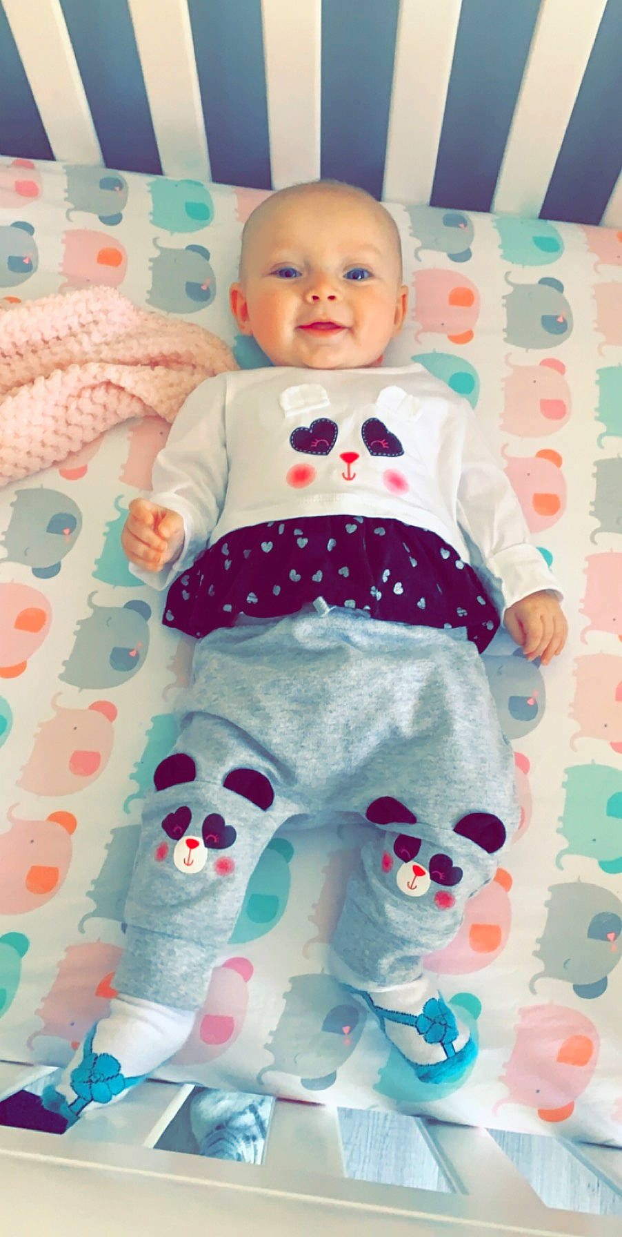 Harlee joined the competition — help win amazing prizes! baby, baby_products, baby_toddler_clothing, cheek, child, design, pattern, person, product, textile, toddler, toy