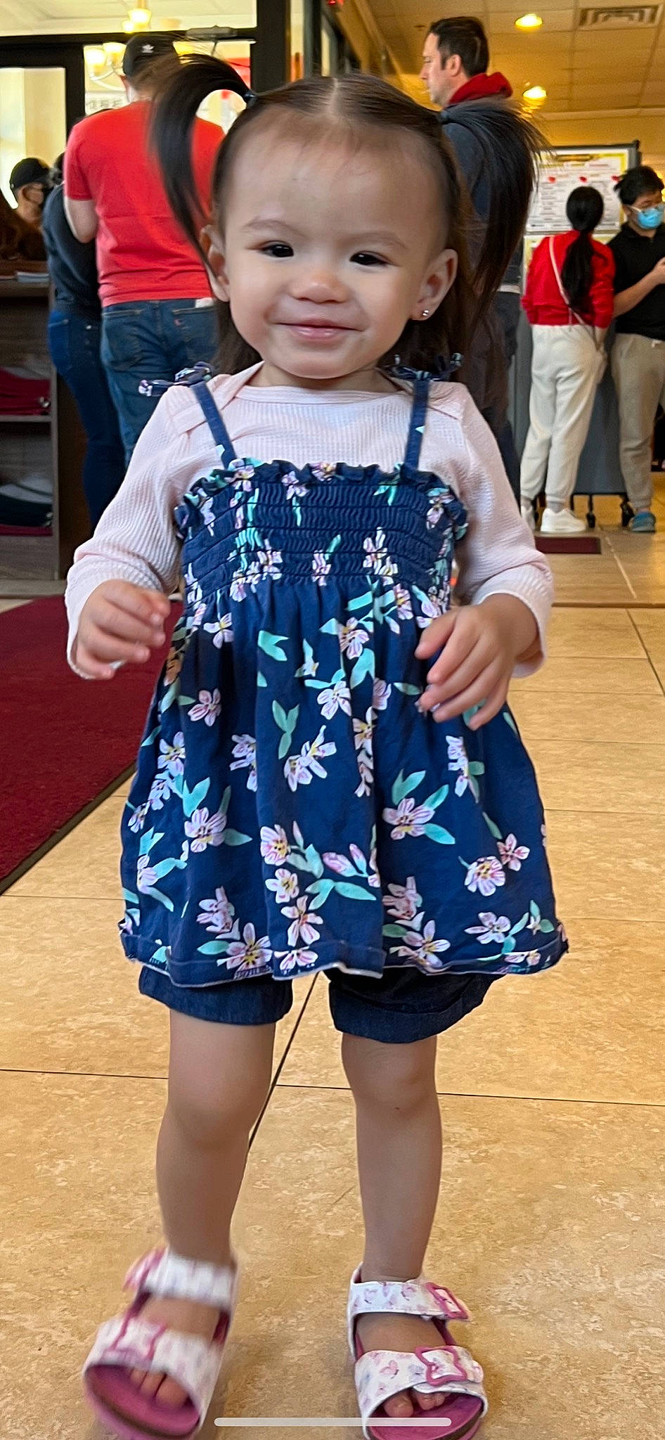 Jazlyn joined the competition — help win amazing prizes! baby_toddler_clothing, beauty, blue, day_dress, dress, electric_blue, event, fun, hairstyle, happy, jewellery, joy, one_piece_garment, pattern, person, purple, sleeve, smile, street_fashion, summer