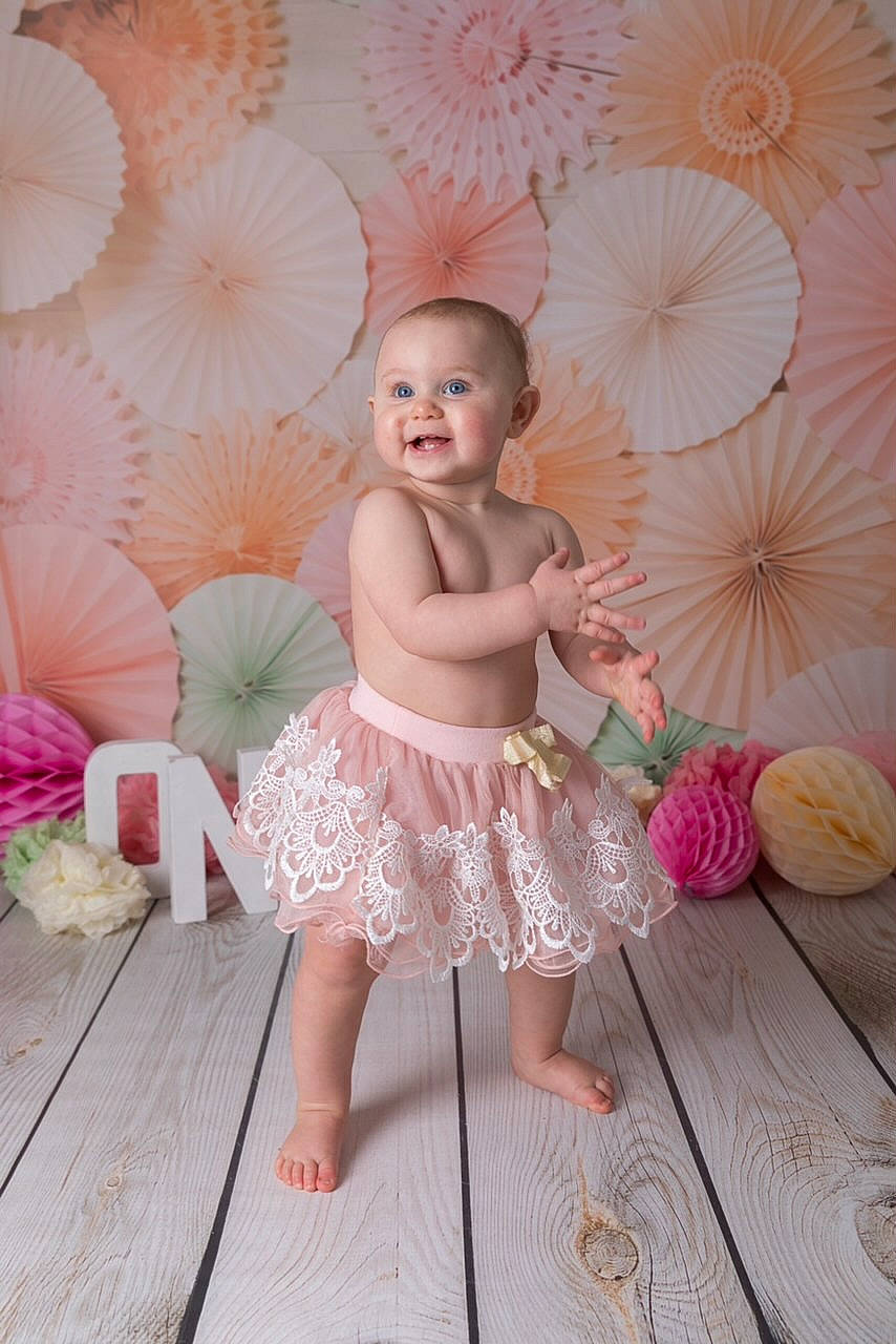 Savannah-rose is registered to the contest to win money with this photo: baby, baby_toddler_clothing, child, child_model, costume, dress, pattern, person, pink, product, smile, toddler