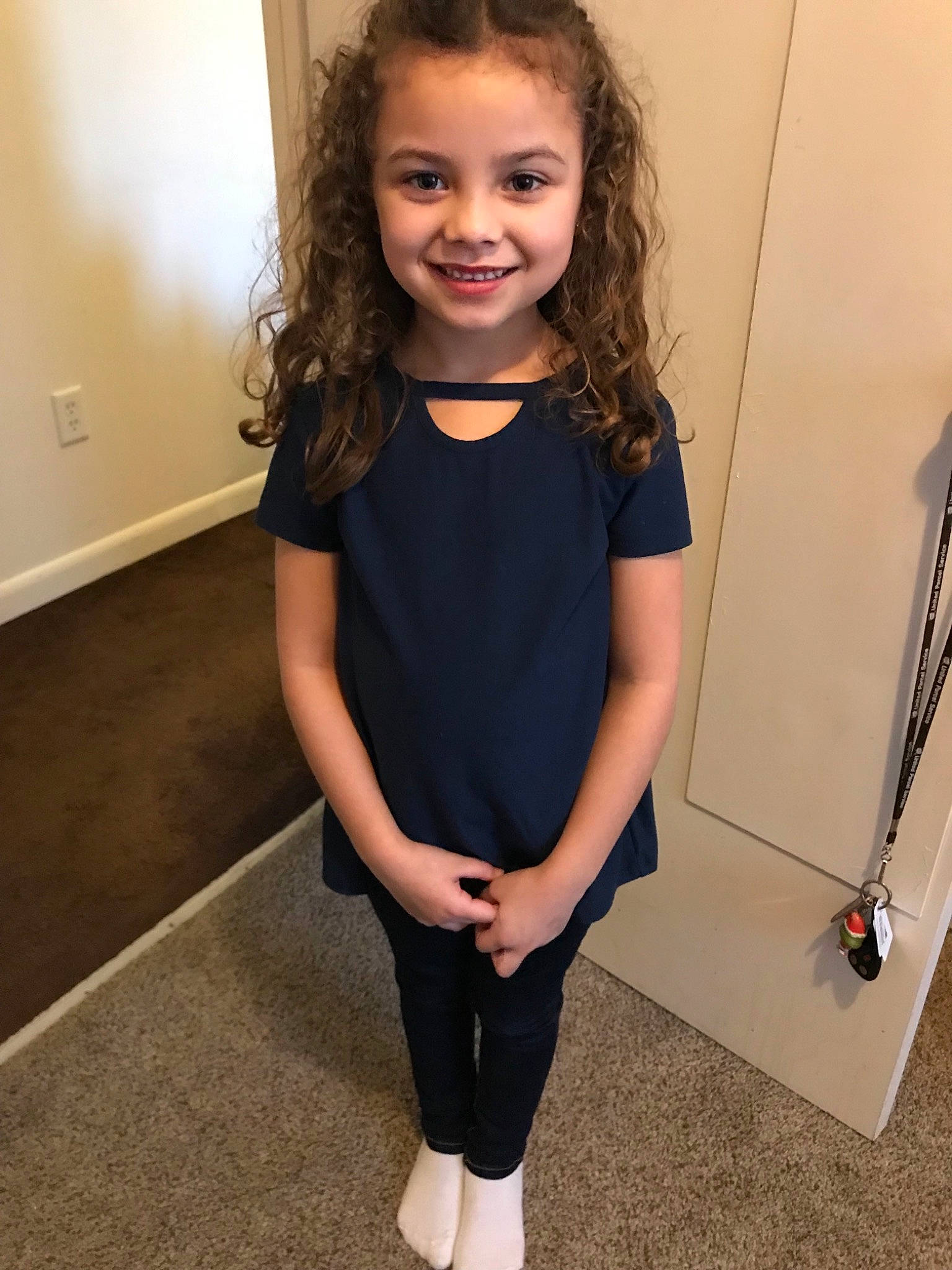 Nariah joined the competition — help win amazing prizes! arm, child, child_model, clothing, dress, face, footwear, hair, hairstyle, head, joint, joy, leg, person, shoe, shoulder, sleeve, smile, sportswear, standing