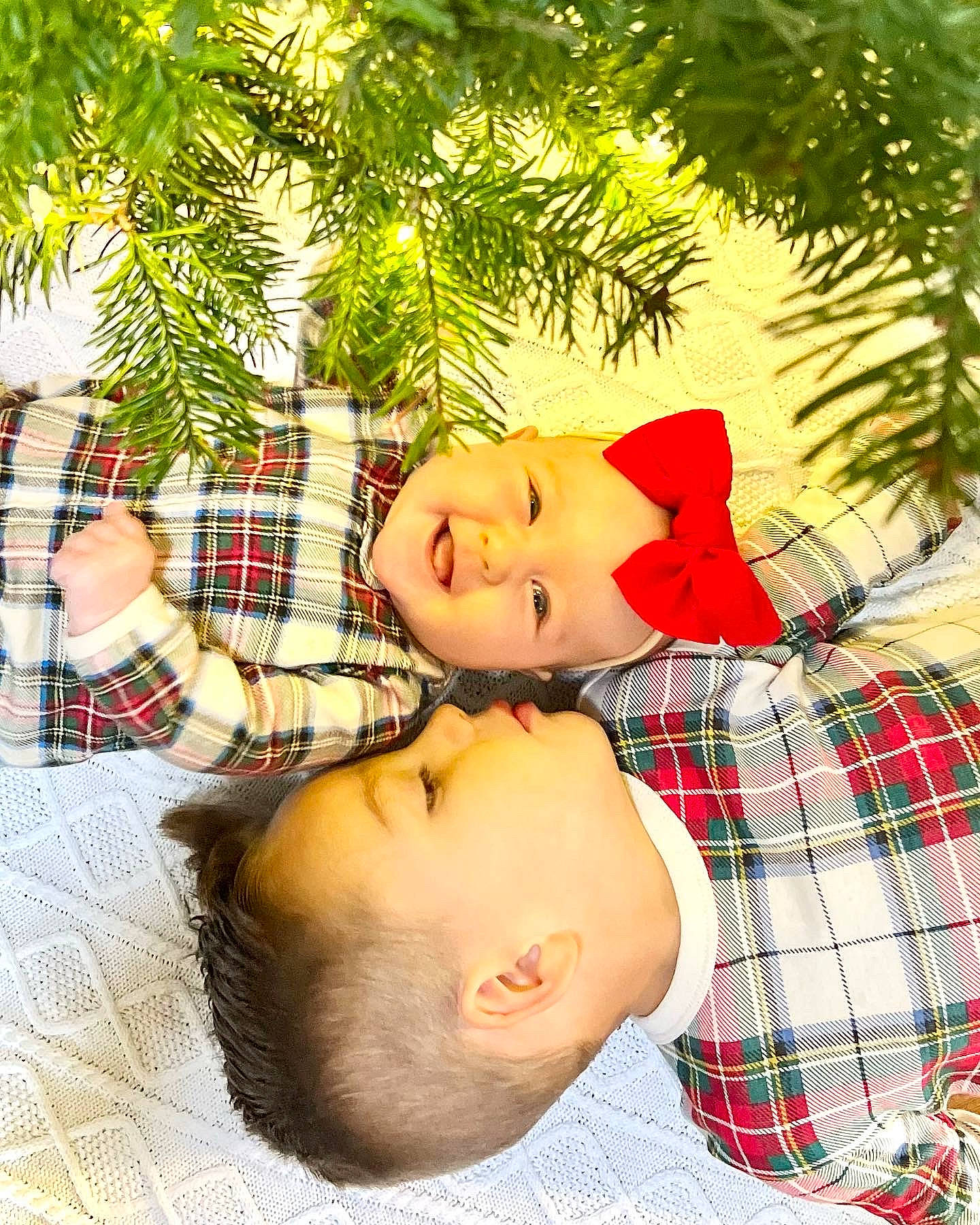 Emerson joined the competition — help win amazing prizes! baby, baby_toddler_clothing, child, comfort, event, fashion_accessory, fun, grass, green, happy, hat, headwear, holiday, leisure, pattern, people_in_nature, person, plaid, tartan, textile