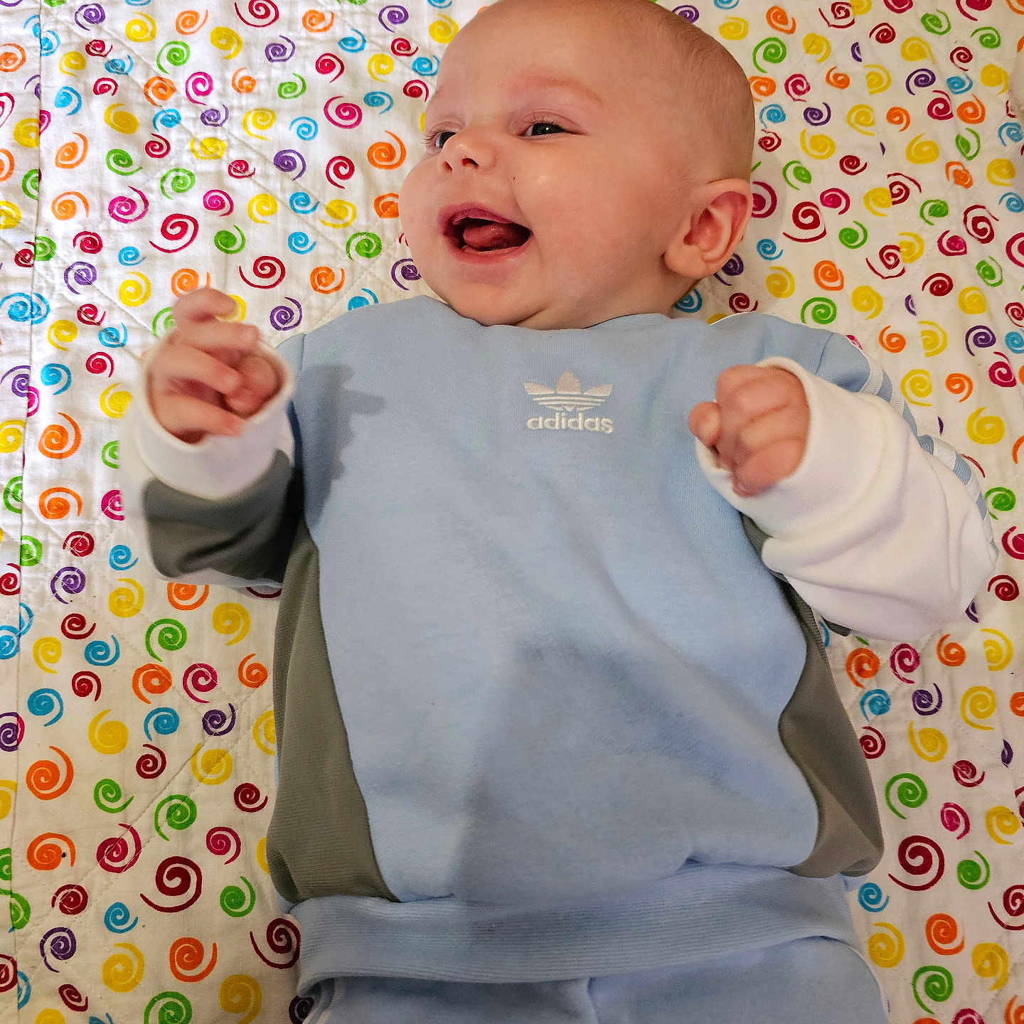 Nathaniel joined the competition — help win amazing prizes! accessories, applique, baby, babylaughing, bodypart, clothing, crib, crying, dress, face, finger, furniture, hand, happy, head, infantbed, jewelry, laughing, longsleeve, newborn