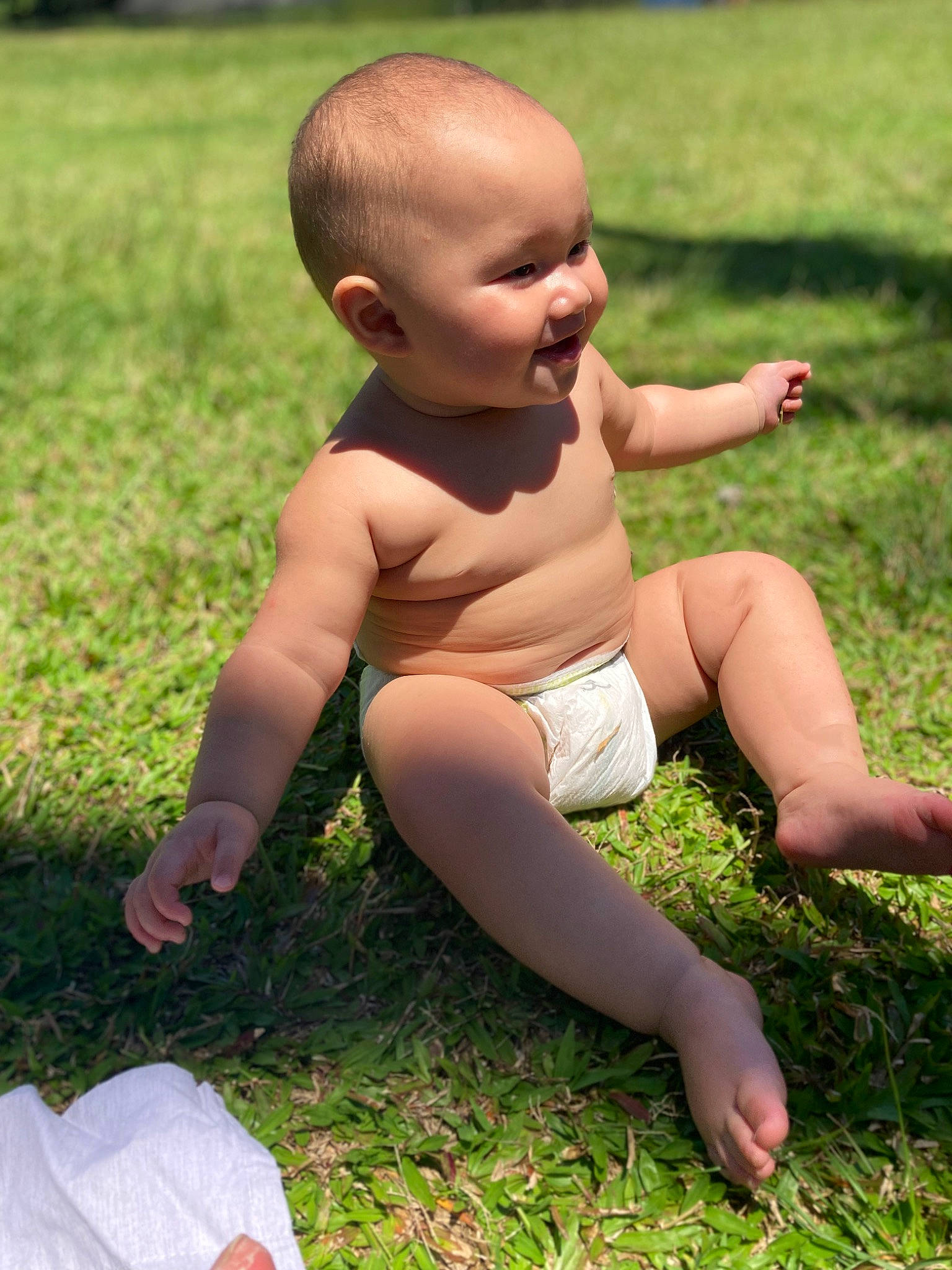 Jayani joined the competition — help win amazing prizes! abdomen, baby, baby_toddler_clothing, barefoot, chest, finger, grass, grass_family, happy, joint, knee, leg, meadow, muscle, people_in_nature, person, plant, thigh, thumb, toddler