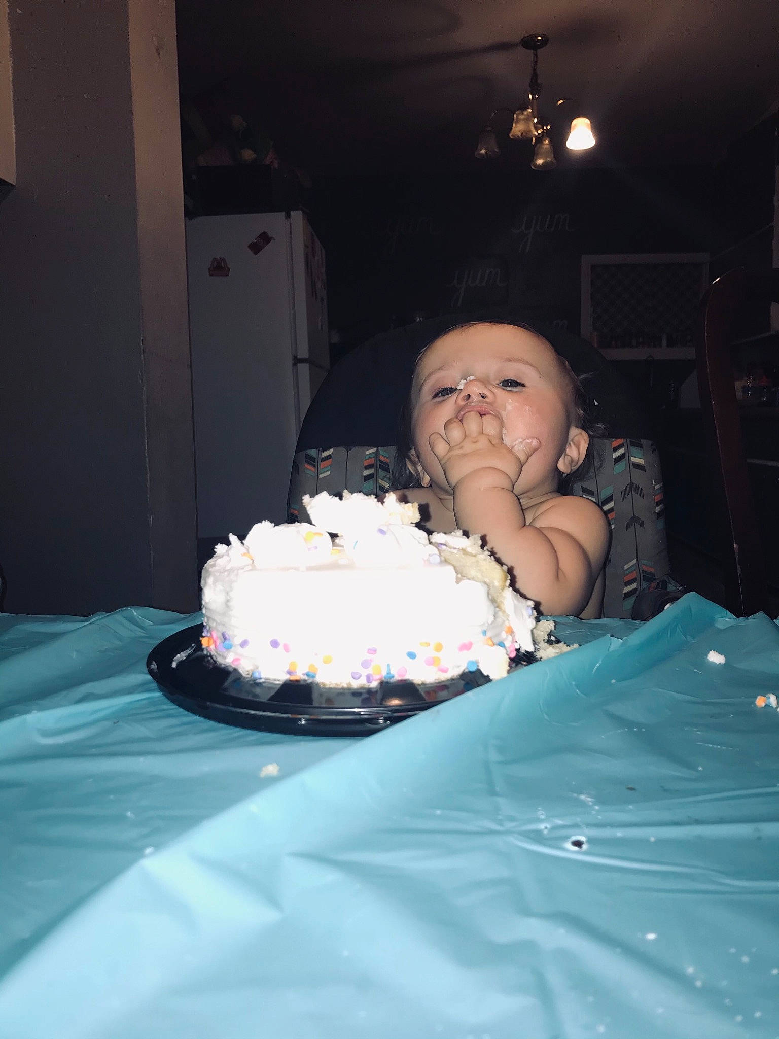 Donnie is registered to the contest to win money with this photo: baked_goods, birthday_cake, buttercream, cake, cake_decorating, cake_decorating_supply, cream, cuisine, dairy, dessert, dish, food, icing, ingredient, linens, person, plate, snack, sugar_cake, sweetness