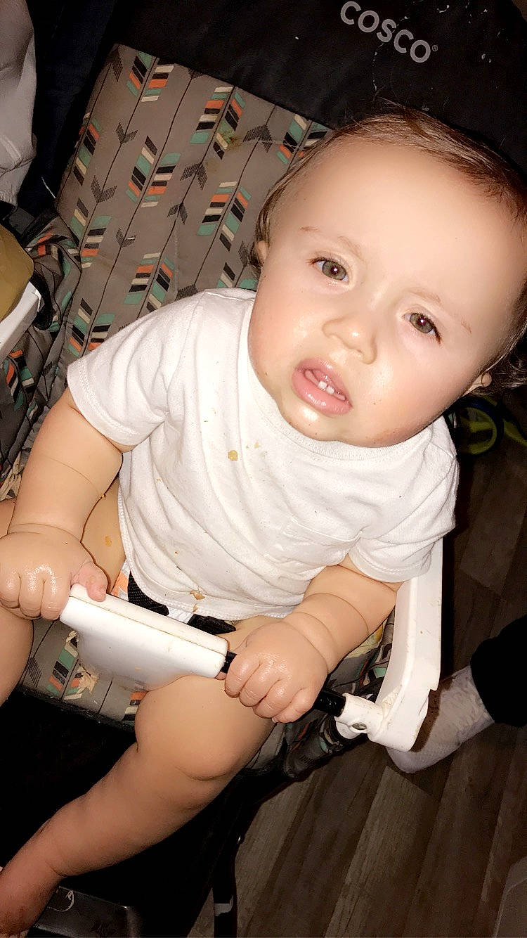 Donnie joined the competition — help win amazing prizes! abdomen, ankle, baby, baby_products, baby_toddler_clothing, cheek, child, eye, eyebrow, face, hand, iris, knee, mouth, nail, person, skin, sock, toddler, trunk