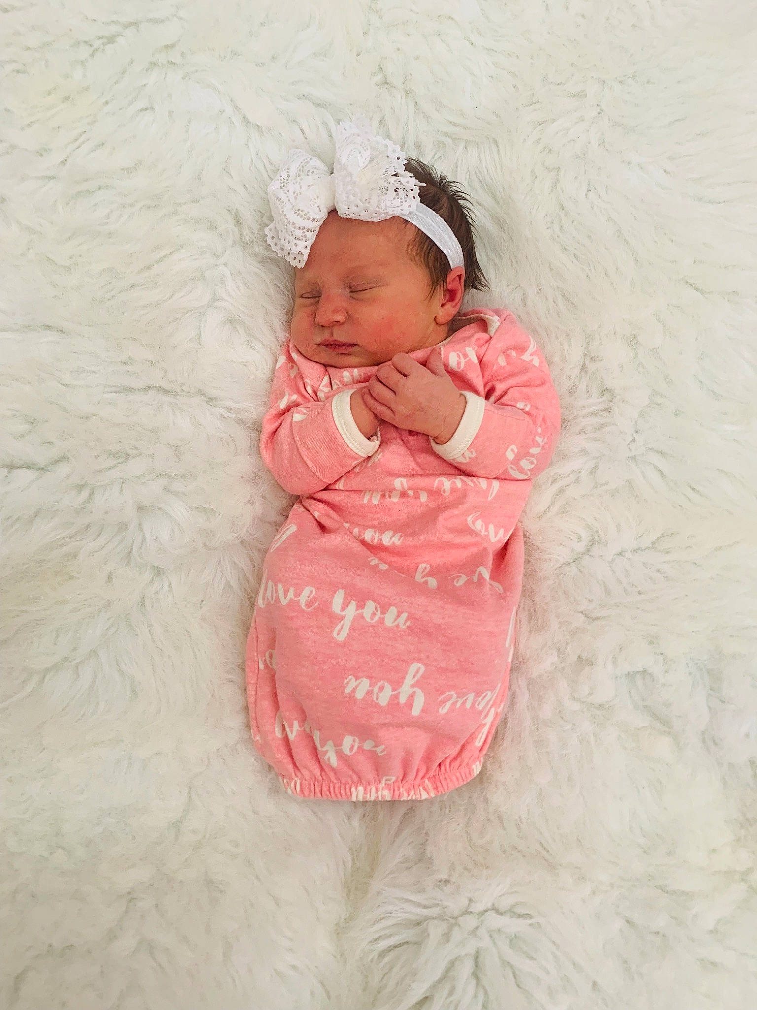 Charlotte joined the competition — help win amazing prizes! baby, baby_toddler_clothing, child, fur, hair_accessory, person, photography, pink, skin, smile, textile, toddler, white