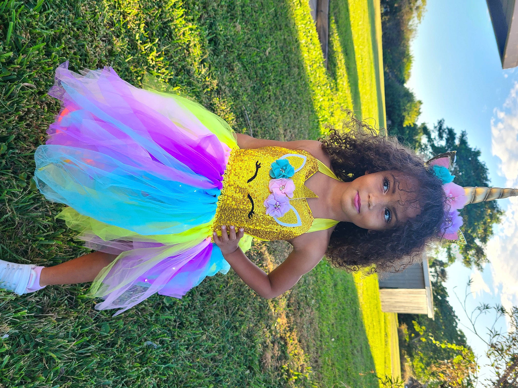 Katie joined the competition — help win amazing prizes! botany, cloud, electric_blue, event, fun, grass, happy, leaf, leisure, magenta, nature, people_in_nature, person, pink, plant, purple, sky, summer, toddler, tree