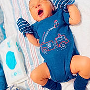 Kyaire is registered to the contest to win money with this photo: aqua, arm, azure, baby, baby_safety, baby_sleeping, baby_toddler_clothing, blue, child, comfort, electric_blue, fun, happy, linens, pattern, sleeve, sportswear, t_shirt, toddler, white