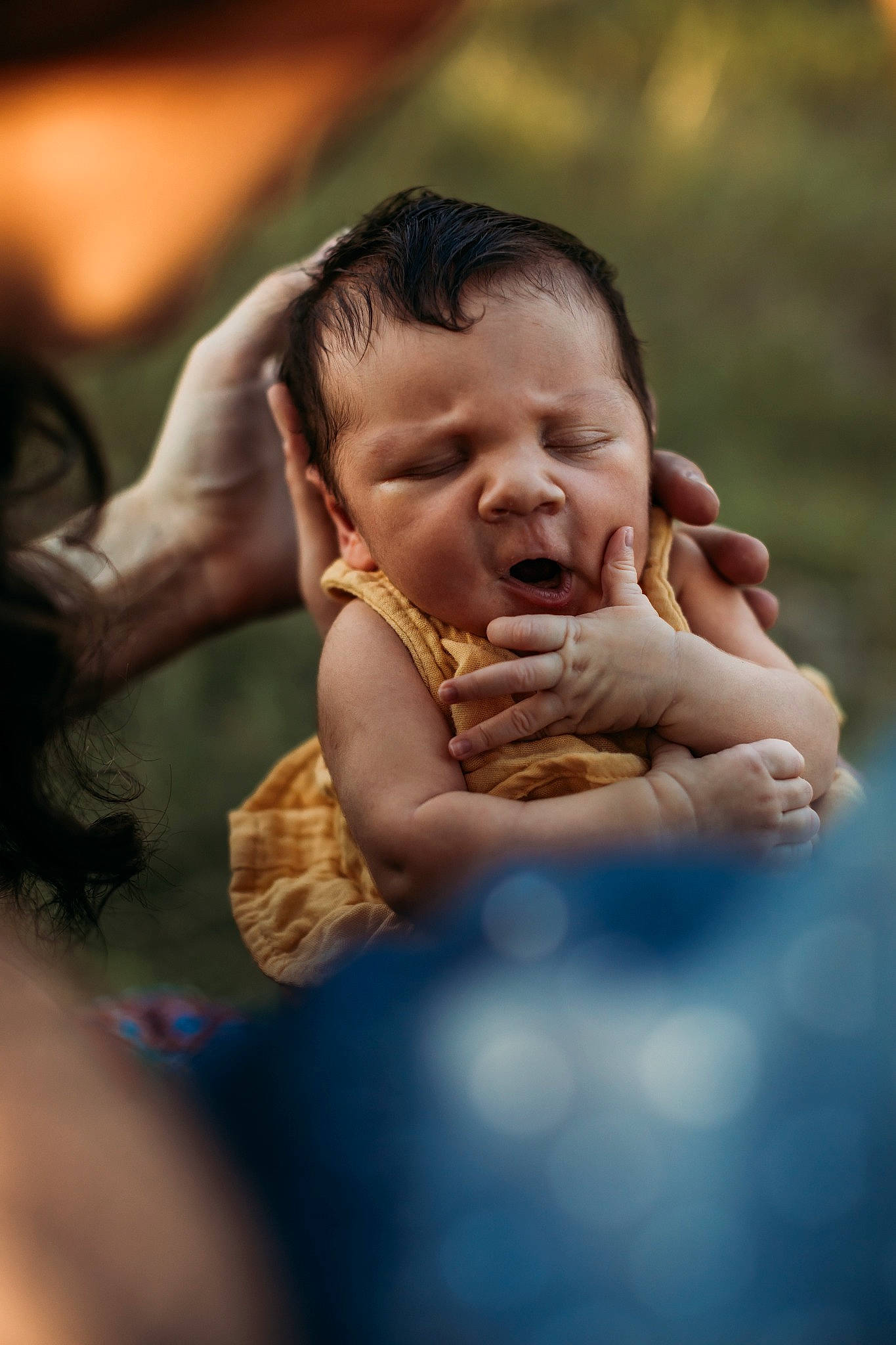 Lisa is registered to the contest to win money with this photo: baby, child, dress, event, eye, finger, flash_photography, fun, gesture, hand, happy, leisure, mammal, mouth, nose, people_in_nature, person, skin, thumb, toddler