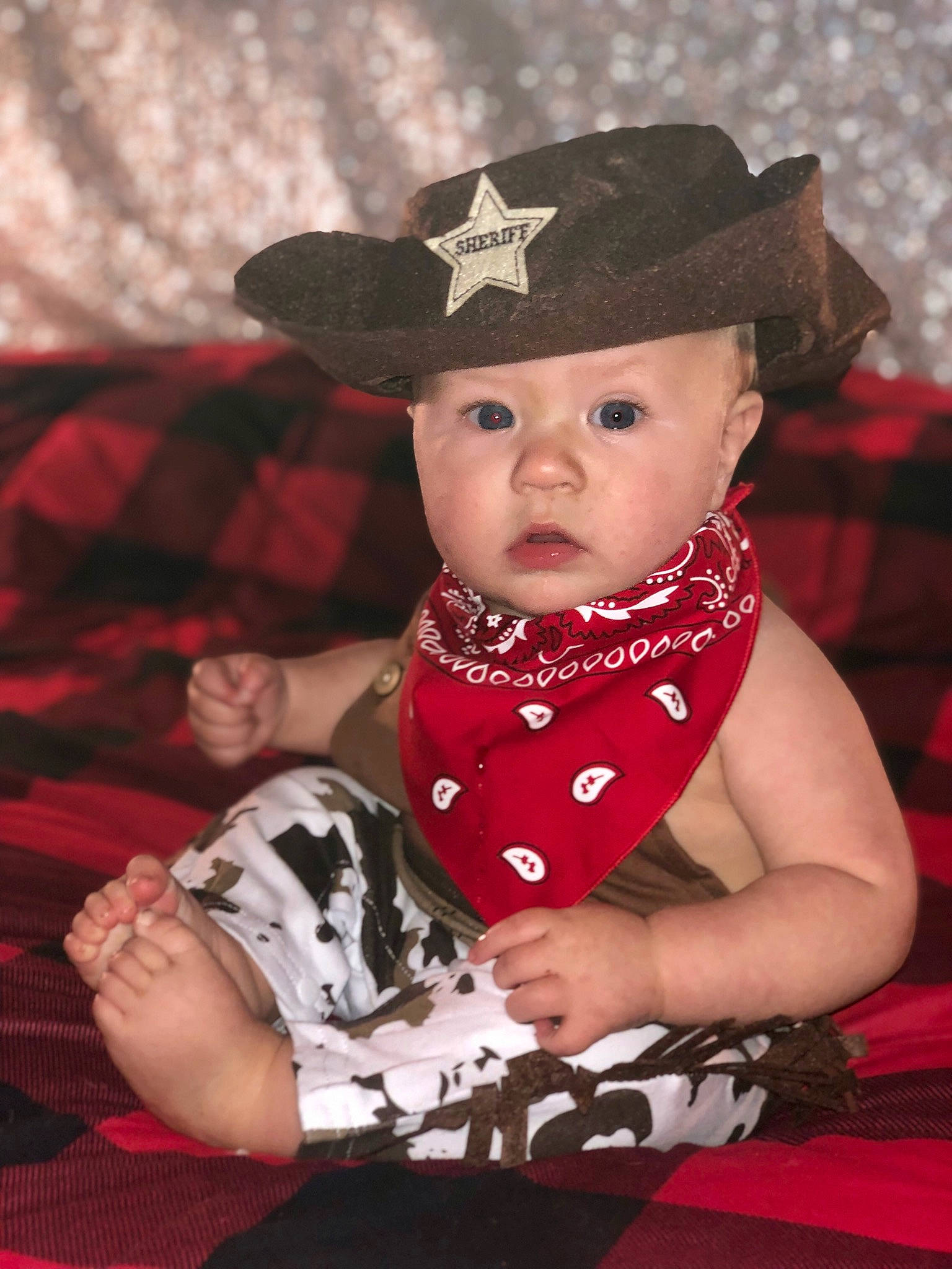 Leland is registered to the contest to win money with this photo: baby, baby_toddler_clothing, child, clothing, comfort, costume_hat, eye, face, facial_expression, fedora, fun, happy, hat, headwear, lip, pattern, person, pink, skin, sleeve