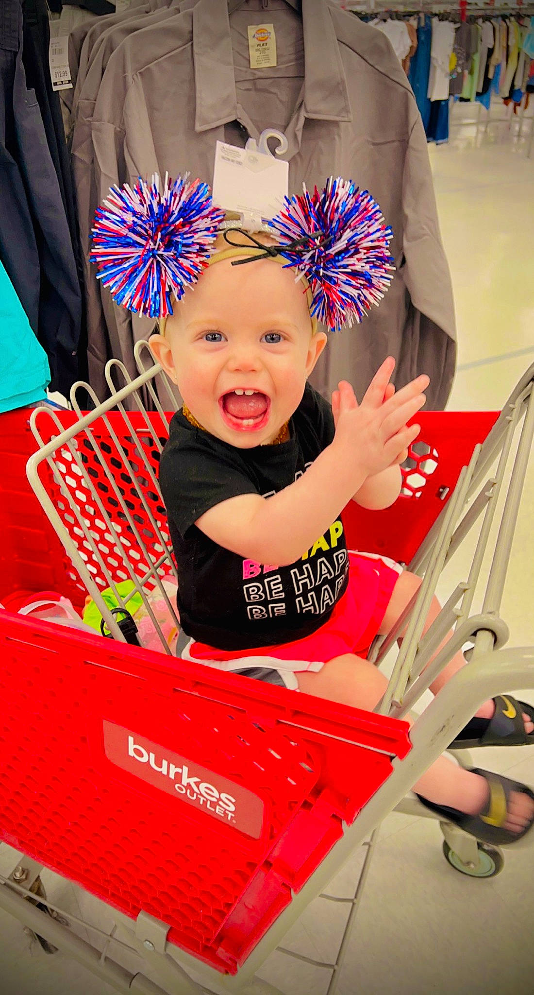Emmi joined the competition — help win amazing prizes! baby, baby_products, baby_toddler_clothing, chair, child, costume_hat, event, fashion_accessory, fun, happy, hat, headband, headpiece, headwear, holiday, magenta, party_supply, person, pink, sitting