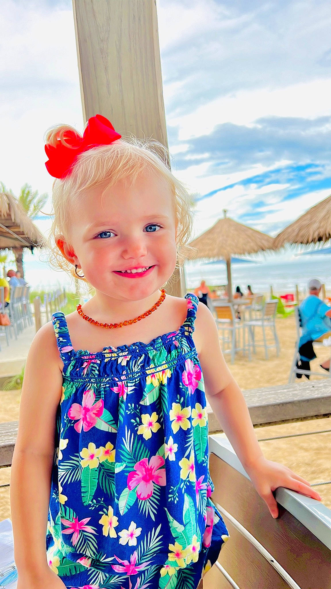 Kynslee joined the competition — help win amazing prizes! azure, baby_toddler_clothing, beauty, blue, electric_blue, fun, happy, joy, leisure, morning, person, photograph, pink, recreation, red, skin, sky, smile, summer, toddler